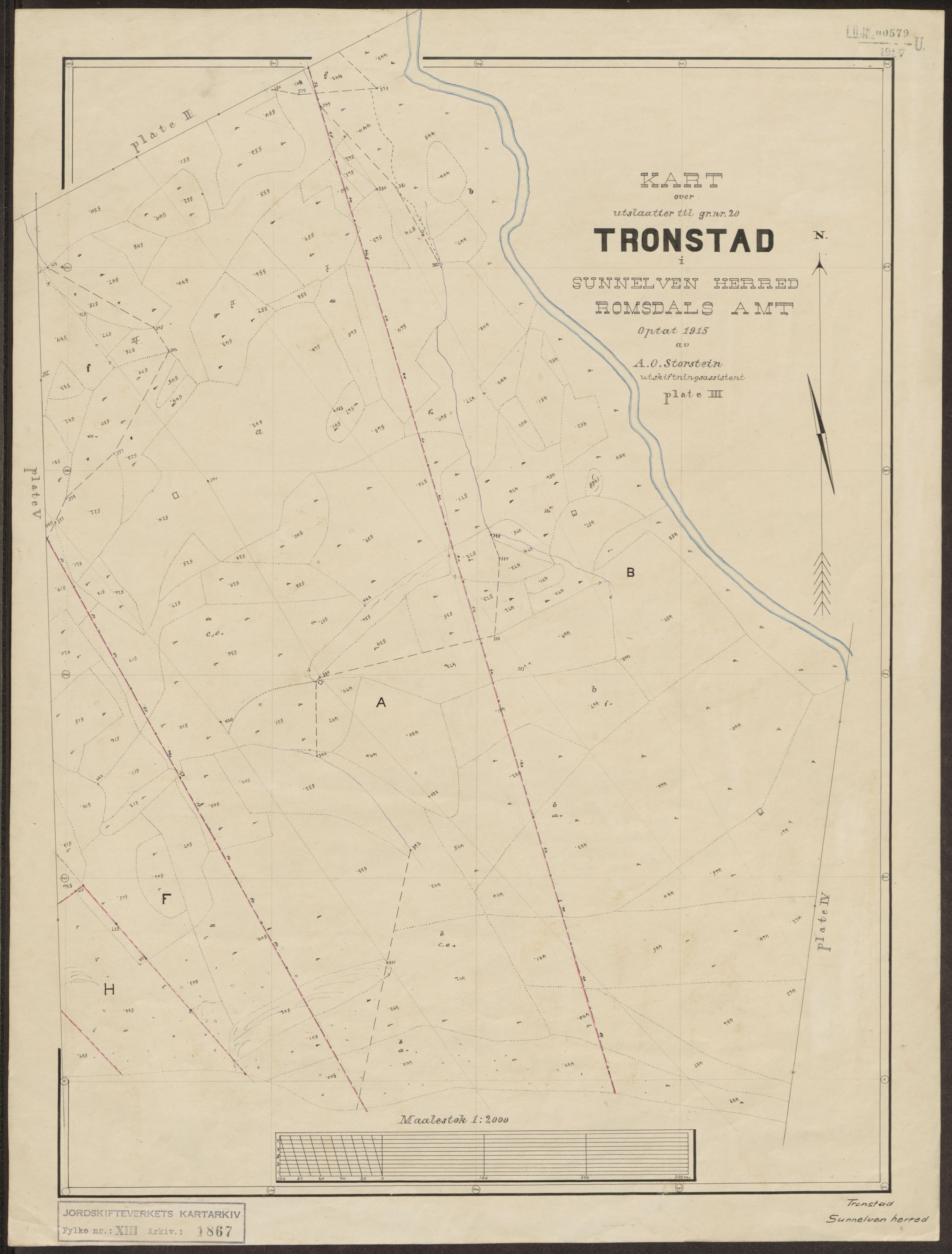 Jordskifteverkets kartarkiv, RA/S-3929/T, 1859-1988, p. 2258