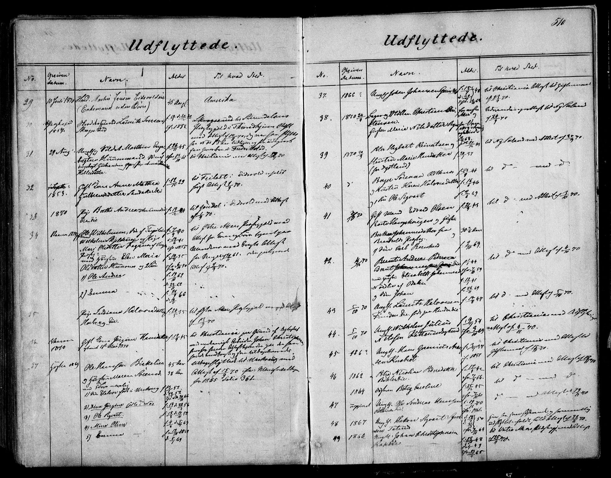 Nes prestekontor Kirkebøker, AV/SAO-A-10410/F/Fa/L0008: Parish register (official) no. I 8, 1859-1874, p. 510