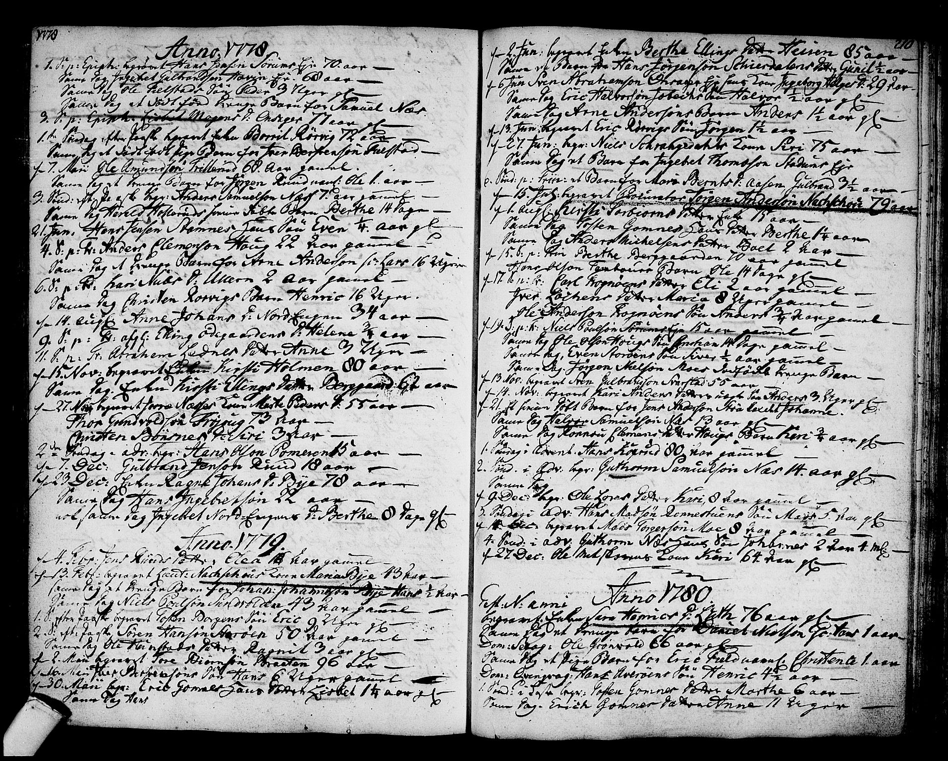Hole kirkebøker, SAKO/A-228/F/Fa/L0002: Parish register (official) no. I 2, 1766-1814, p. 210