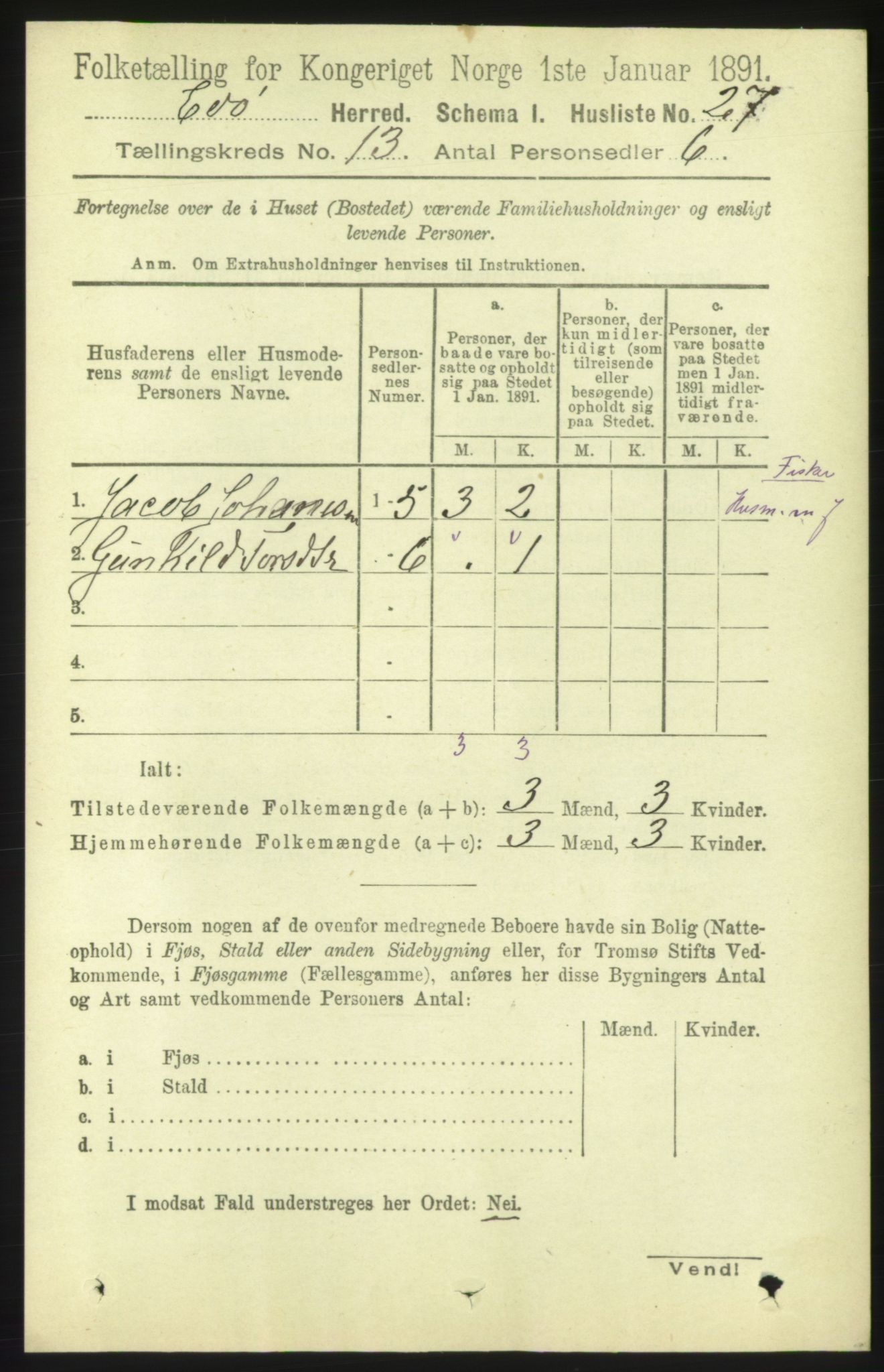 RA, 1891 census for 1573 Edøy, 1891, p. 3668