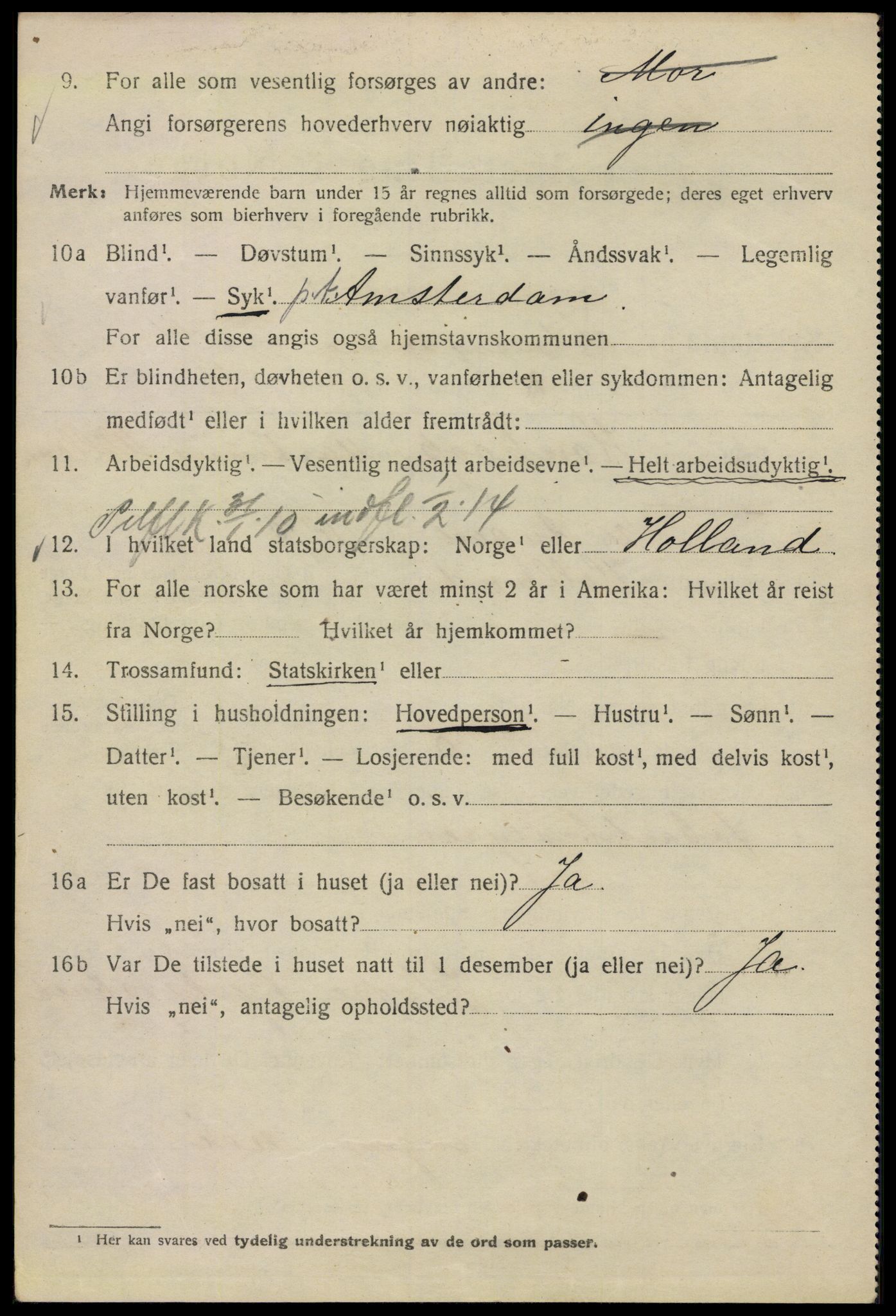 SAO, 1920 census for Kristiania, 1920, p. 496446