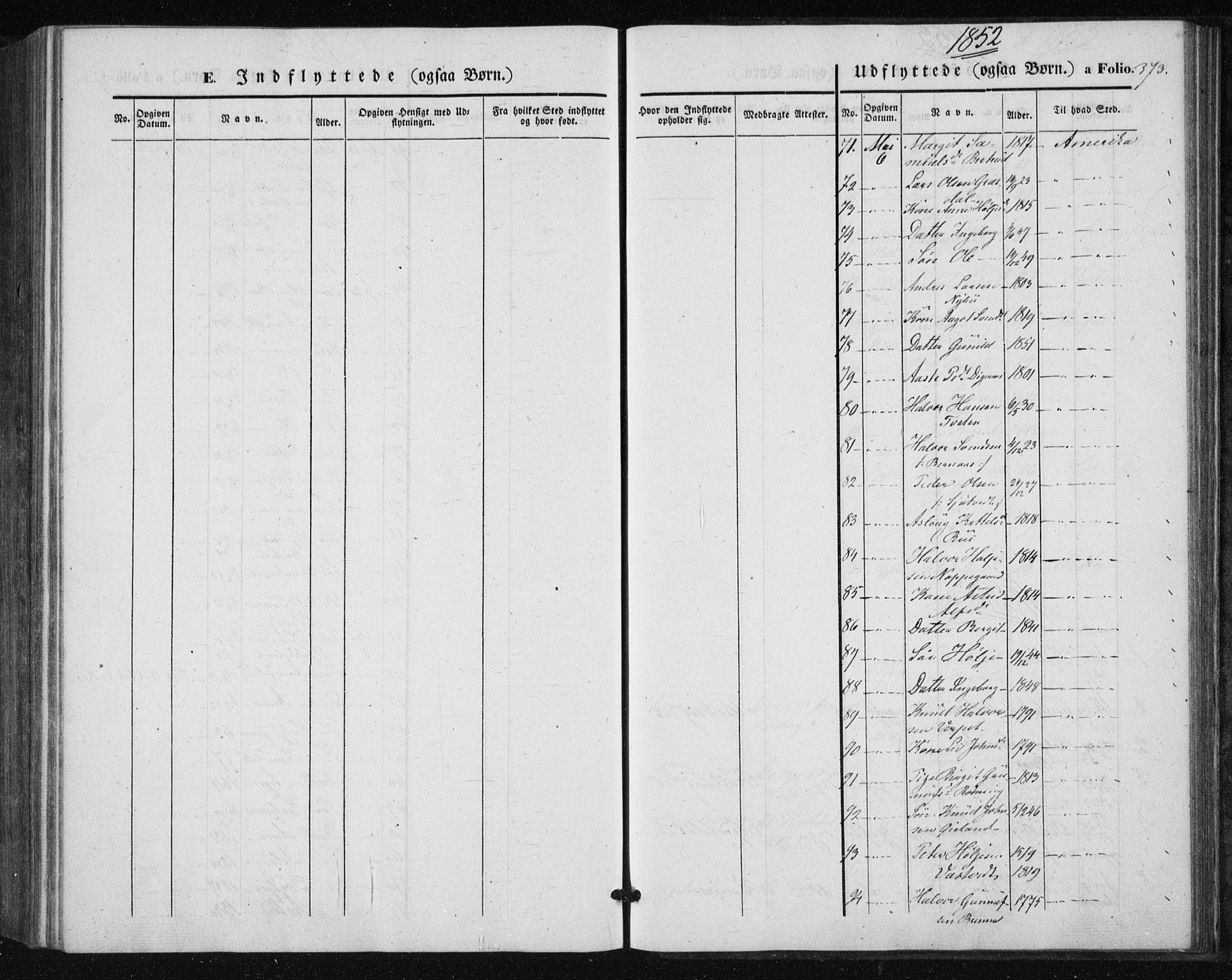 Tinn kirkebøker, SAKO/A-308/F/Fa/L0005: Parish register (official) no. I 5, 1844-1856, p. 373