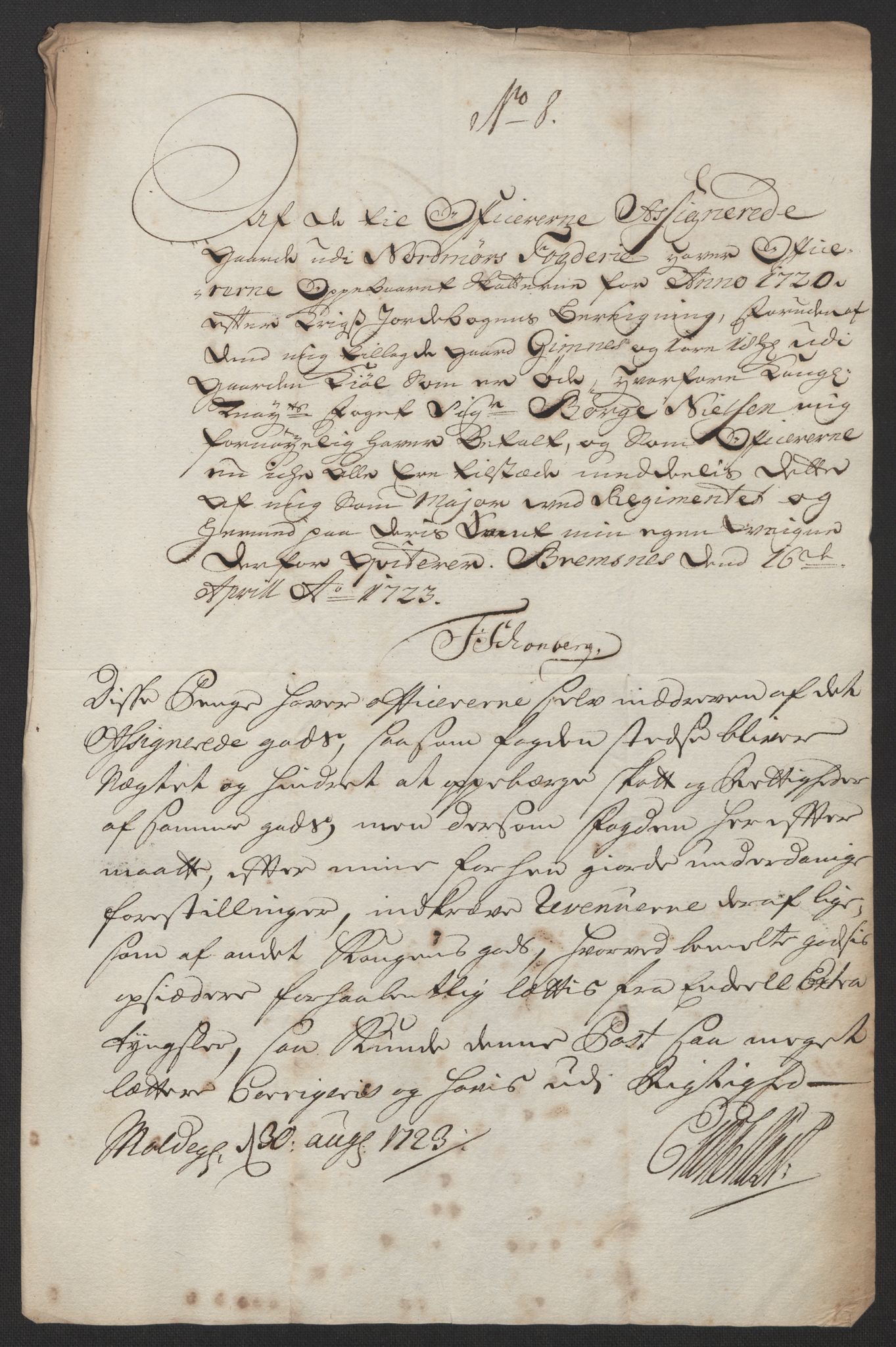 Rentekammeret inntil 1814, Reviderte regnskaper, Fogderegnskap, AV/RA-EA-4092/R56/L3753: Fogderegnskap Nordmøre, 1720, p. 597