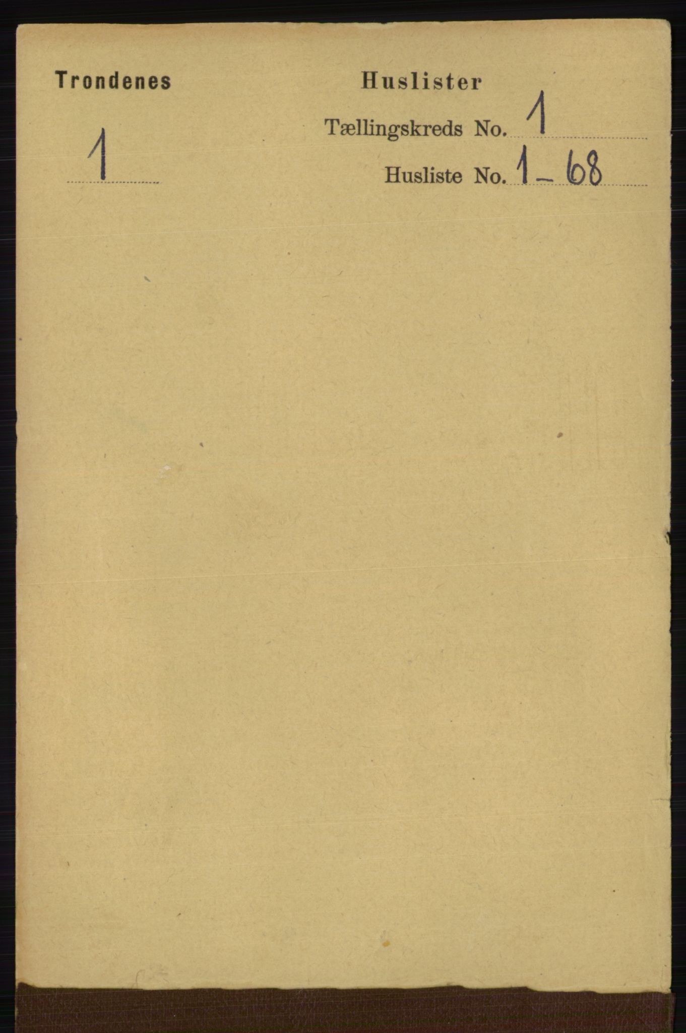 RA, 1891 census for 1914 Trondenes, 1891, p. 39