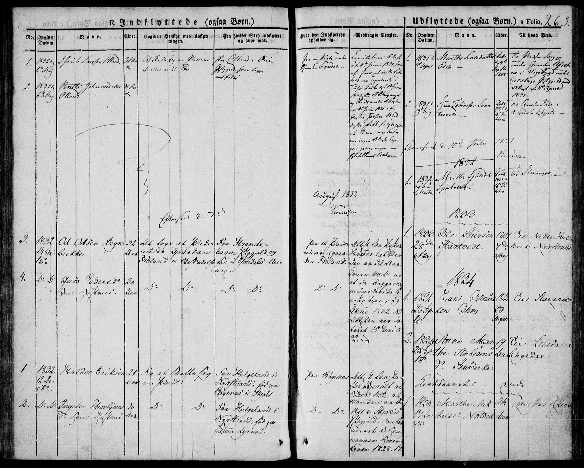 Skjold sokneprestkontor, AV/SAST-A-101847/H/Ha/Haa/L0005: Parish register (official) no. A 5, 1830-1856, p. 269