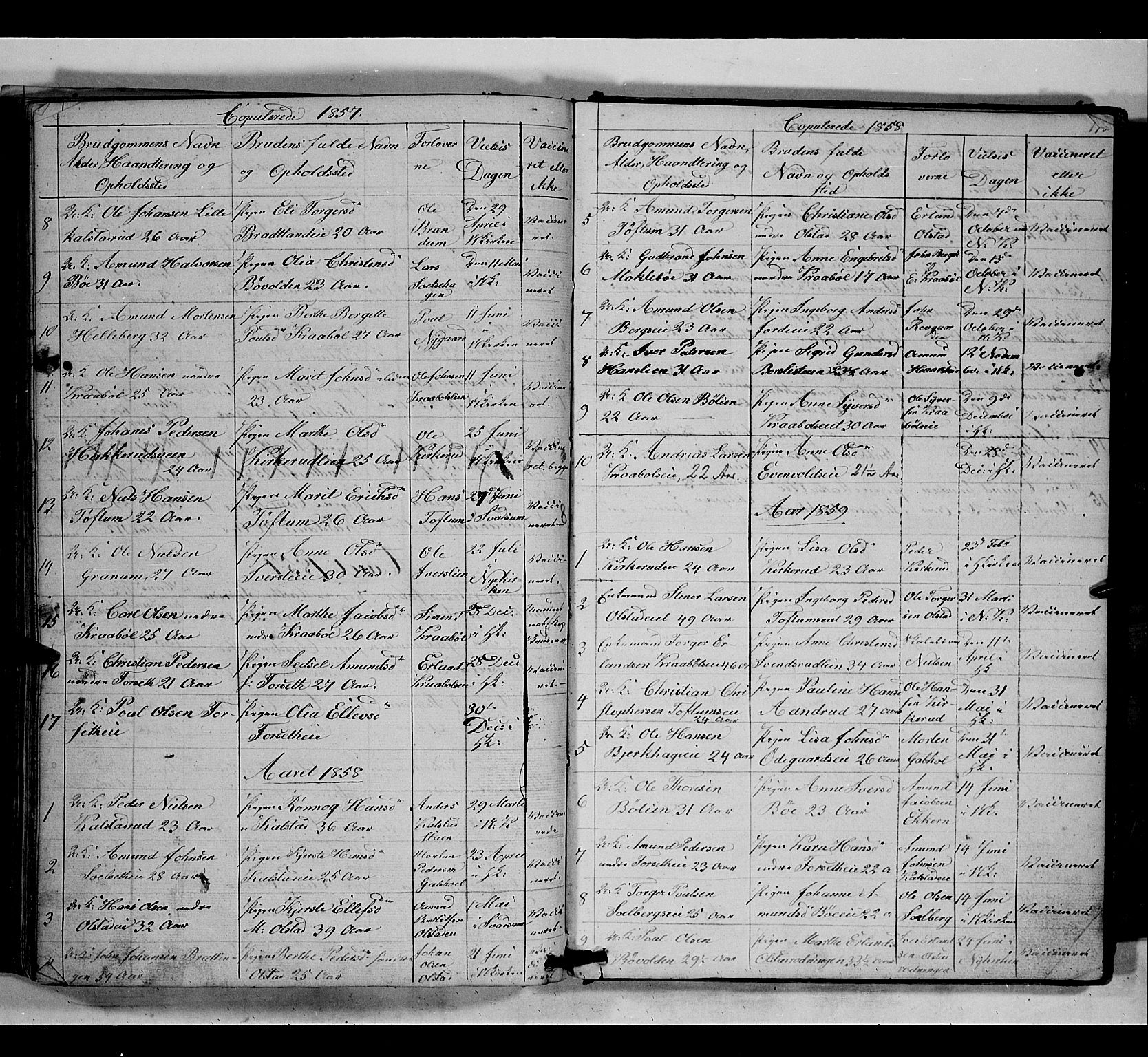 Gausdal prestekontor, SAH/PREST-090/H/Ha/Hab/L0005: Parish register (copy) no. 5, 1846-1867, p. 178