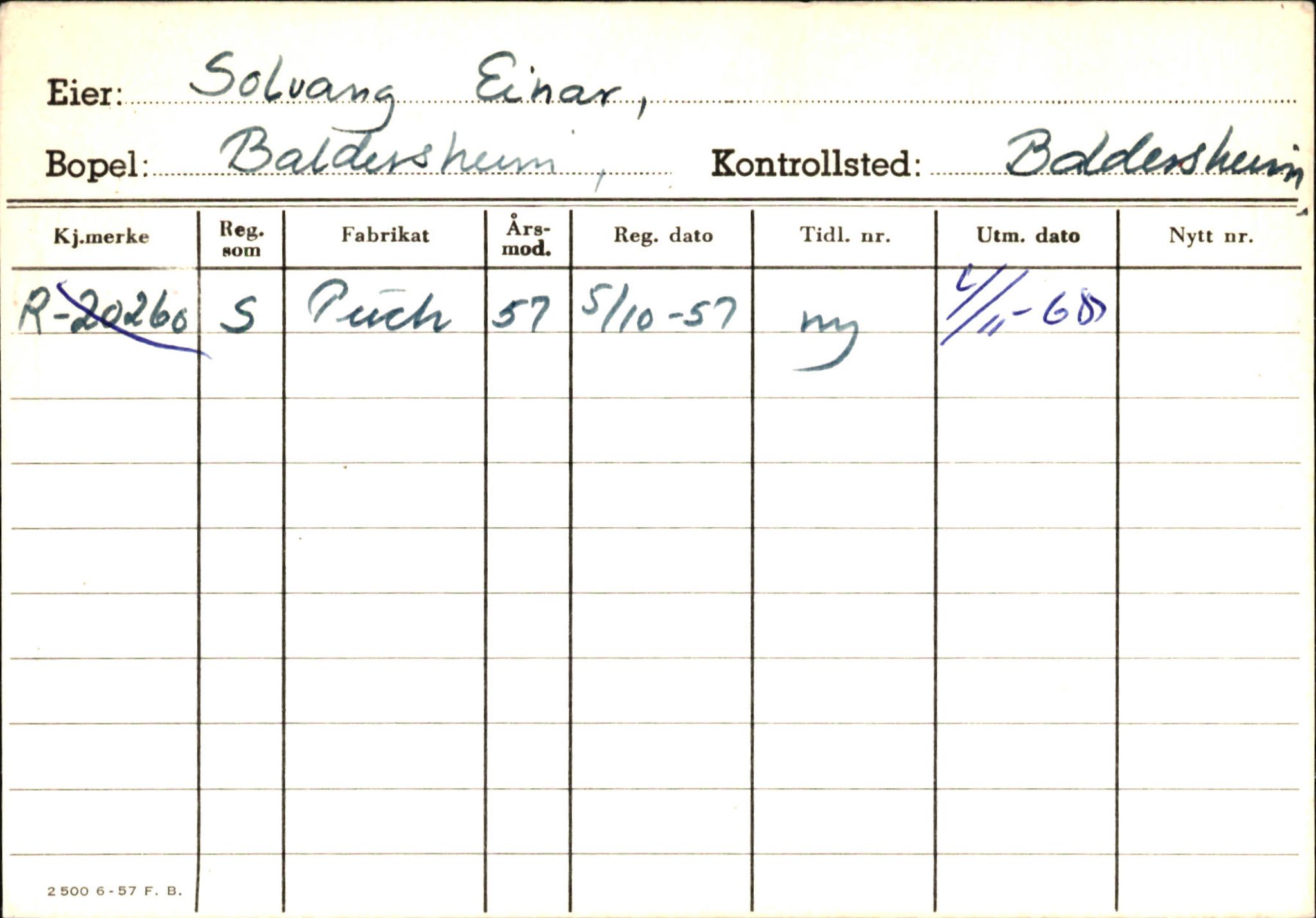 Statens vegvesen, Hordaland vegkontor, AV/SAB-A-5201/2/Ha/L0051: R-eierkort S, 1920-1971, p. 5