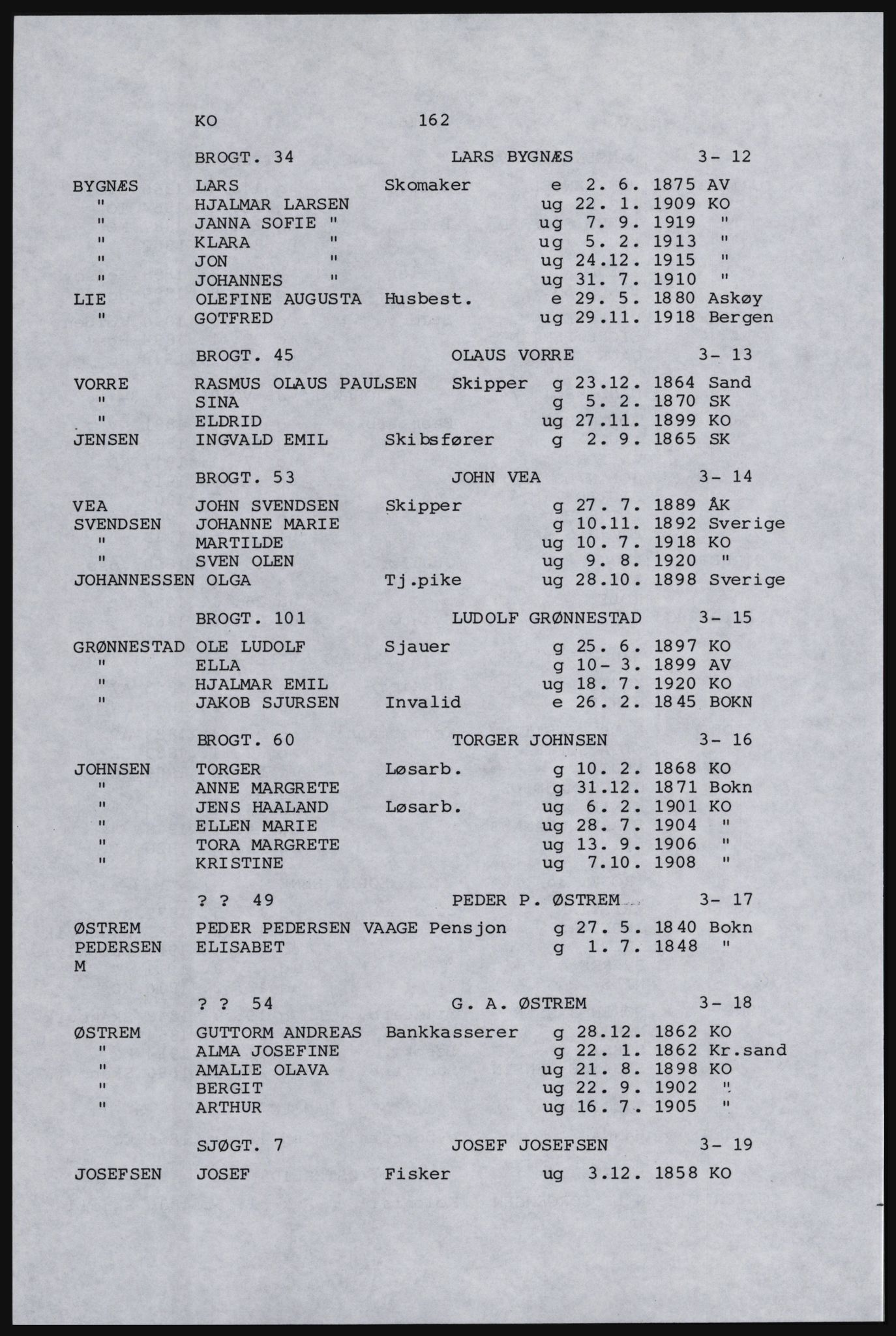 SAST, Copy of 1920 census for Karmøy, 1920, p. 178