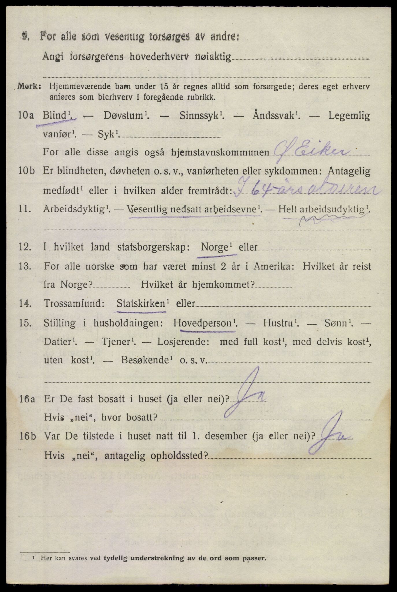 SAKO, 1920 census for Øvre Eiker, 1920, p. 17537