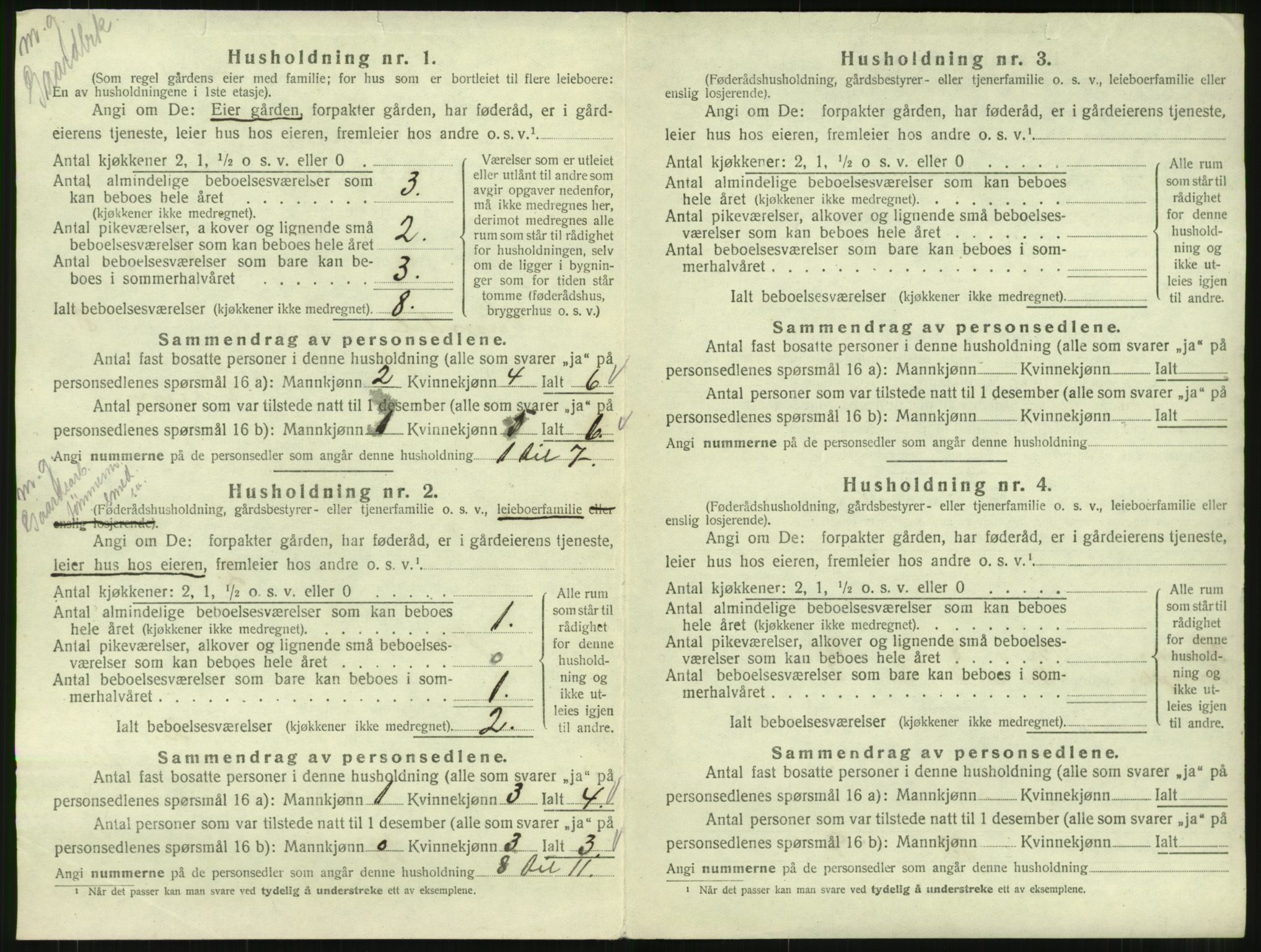 SAT, 1920 census for Sunndal, 1920, p. 737