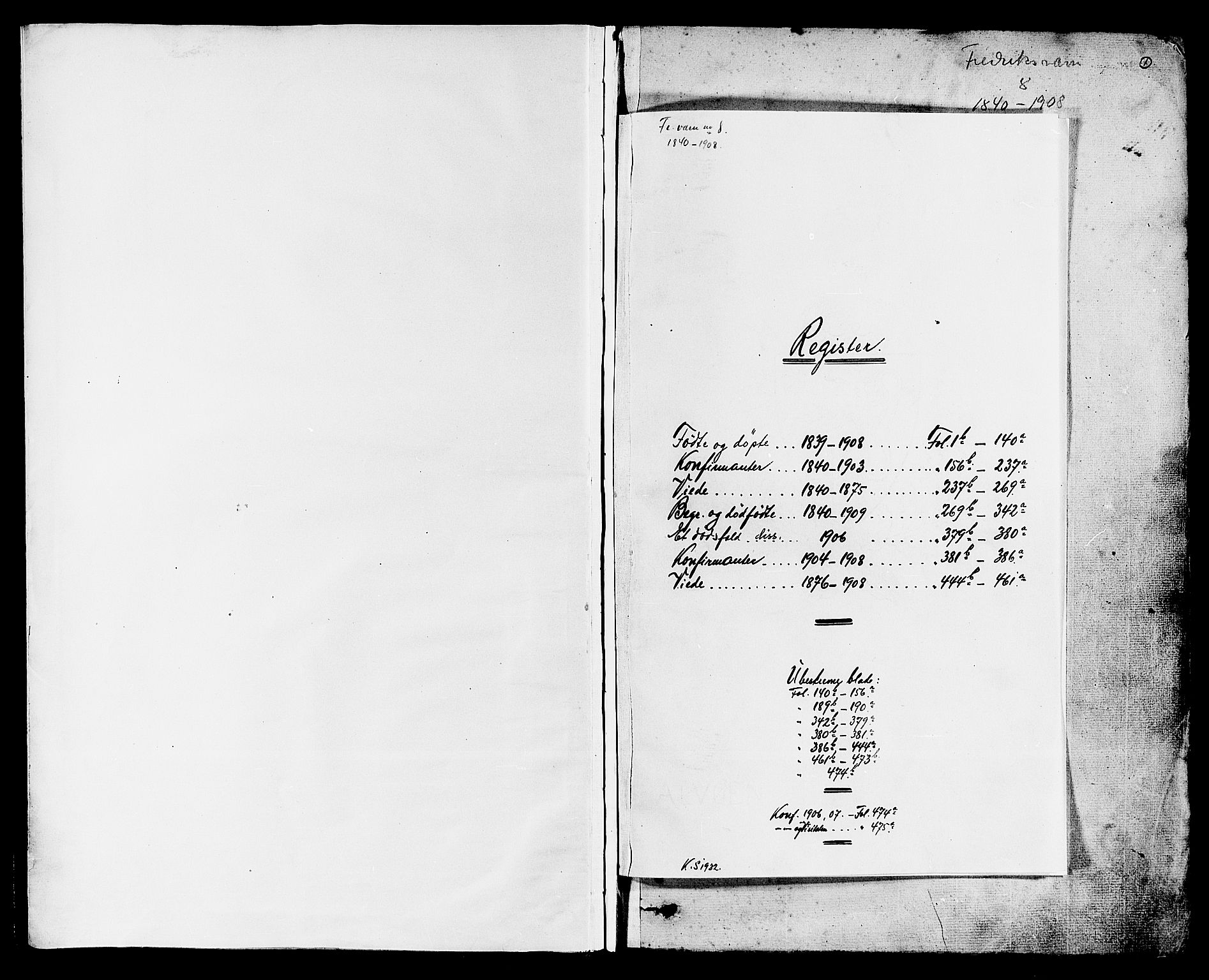 Stavern kirkebøker, SAKO/A-318/G/Ga/L0002: Parish register (copy) no. 2, 1839-1909, p. 1