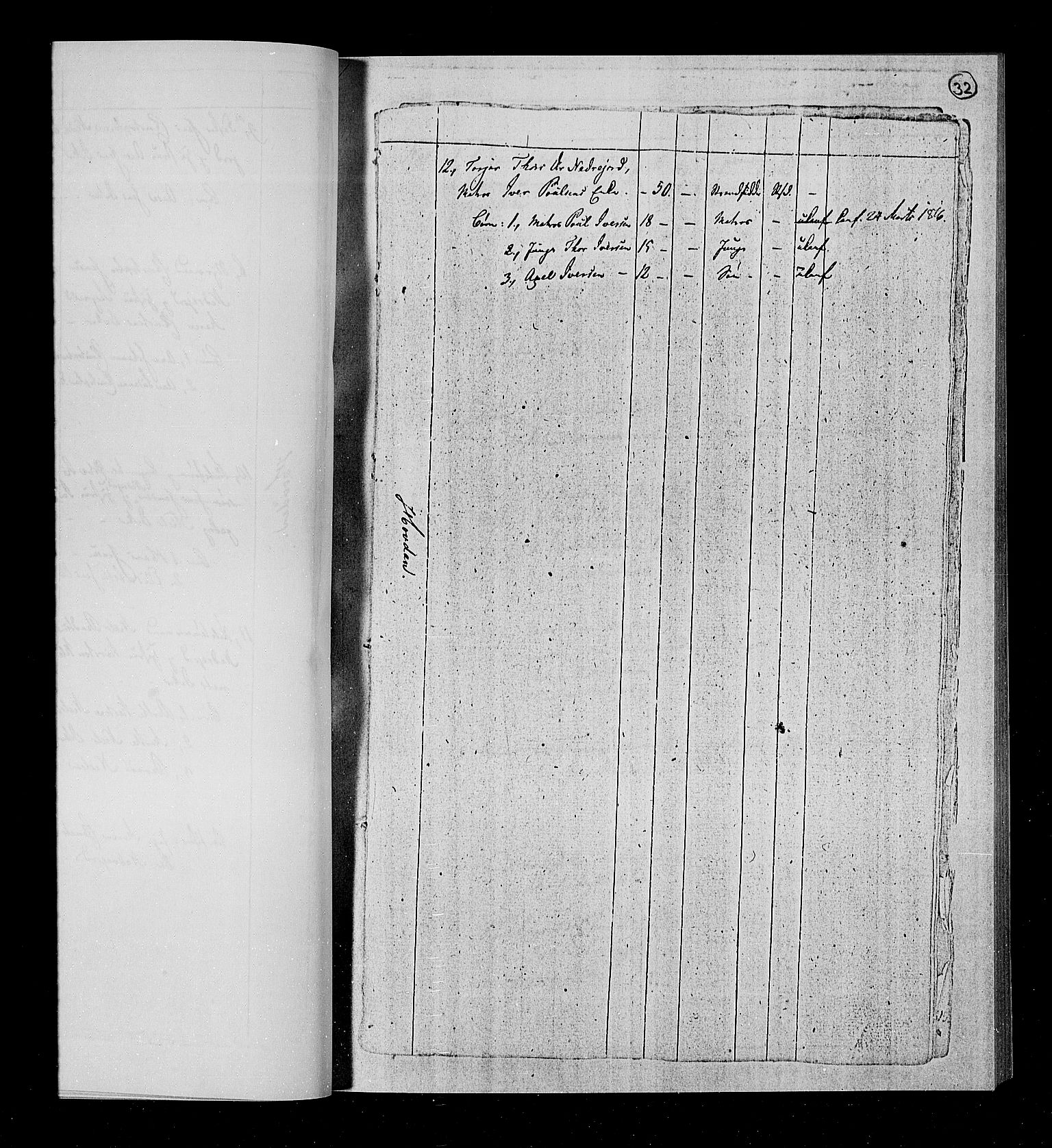 RA, Census 1815, vol. 1b: Dypvåg parish, 1815, p. 34
