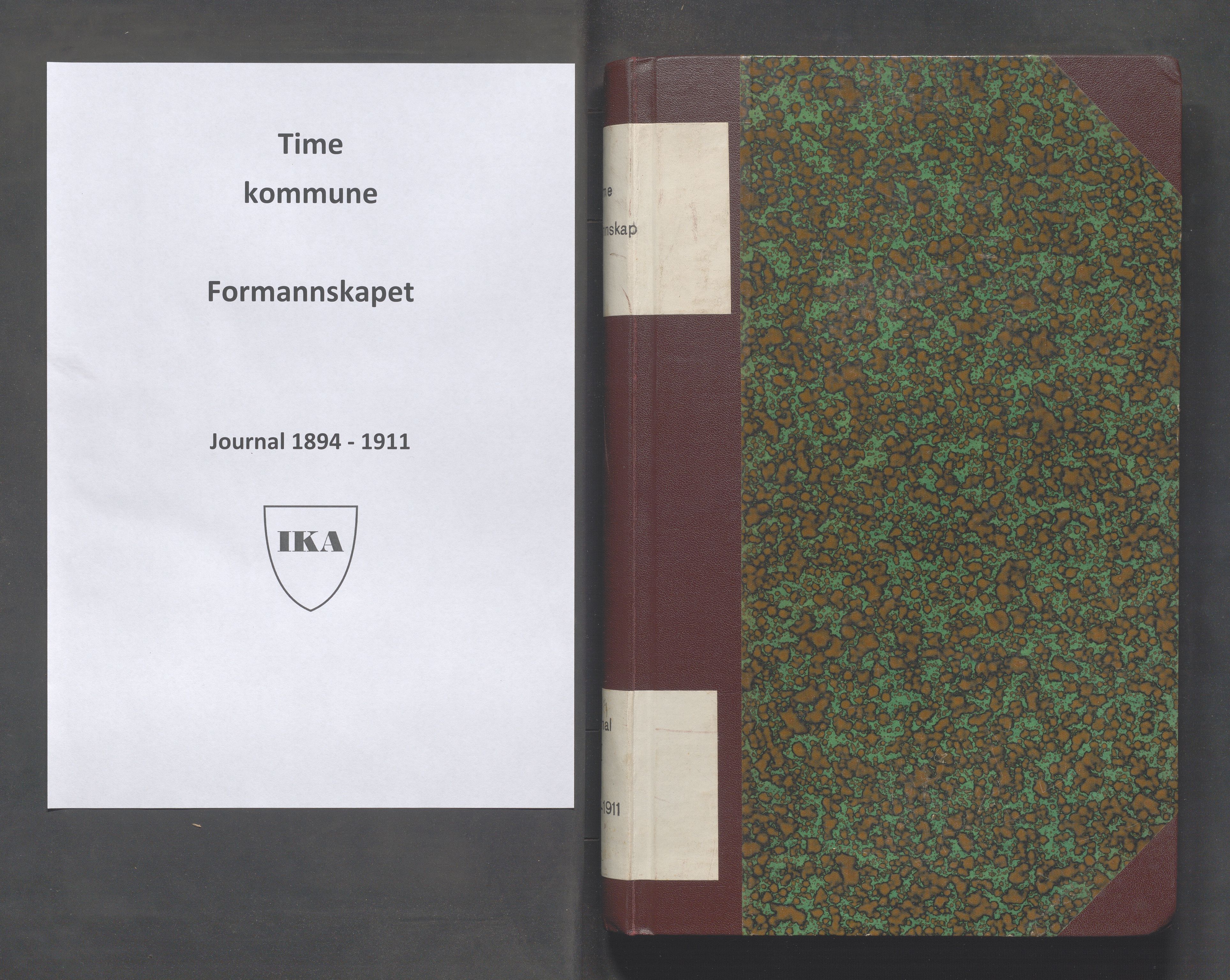 Time kommune - Formannskapet, IKAR/K-100592/C/Ca/L0002: Journal, 1894-1911