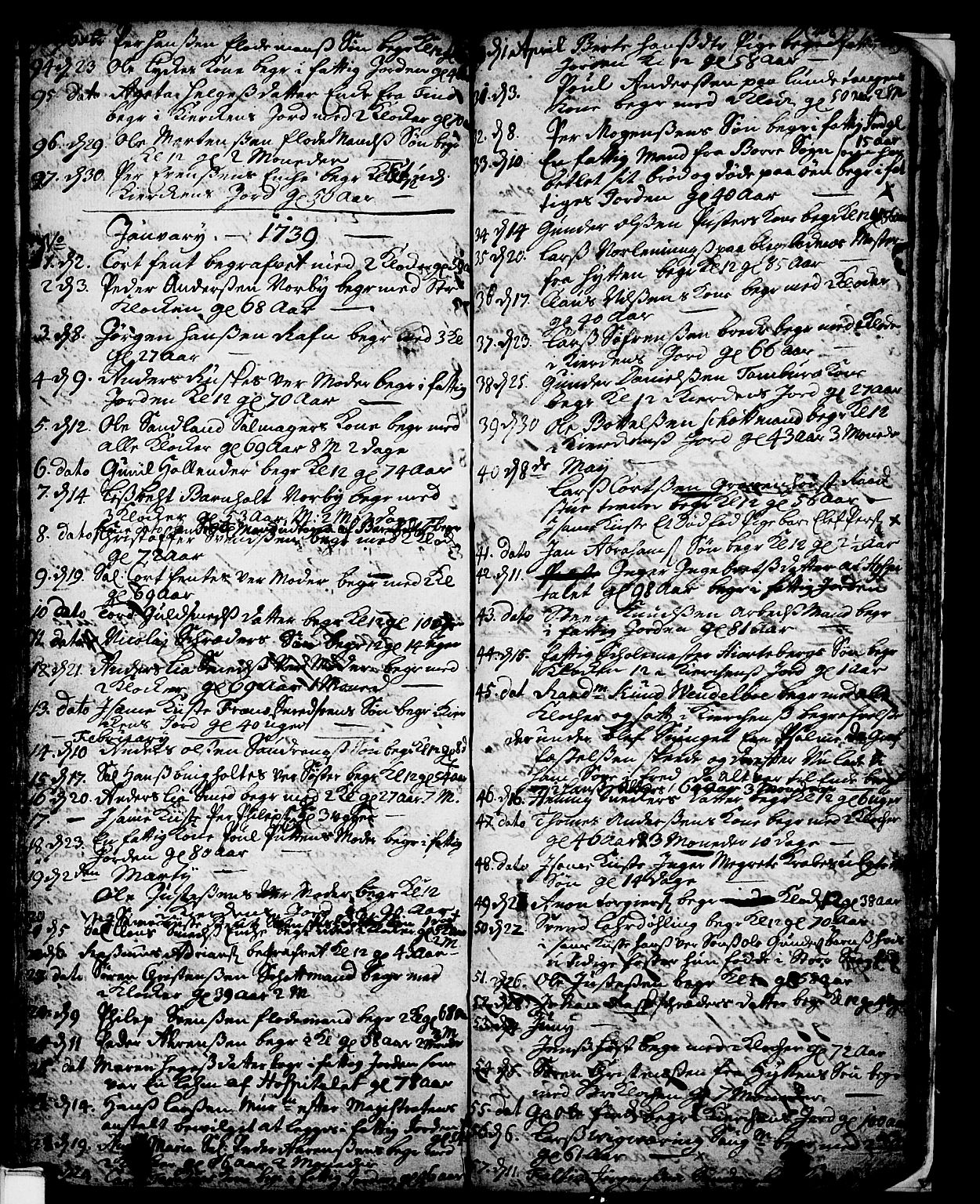 Skien kirkebøker, SAKO/A-302/F/Fa/L0002: Parish register (official) no. 2, 1716-1757, p. 208