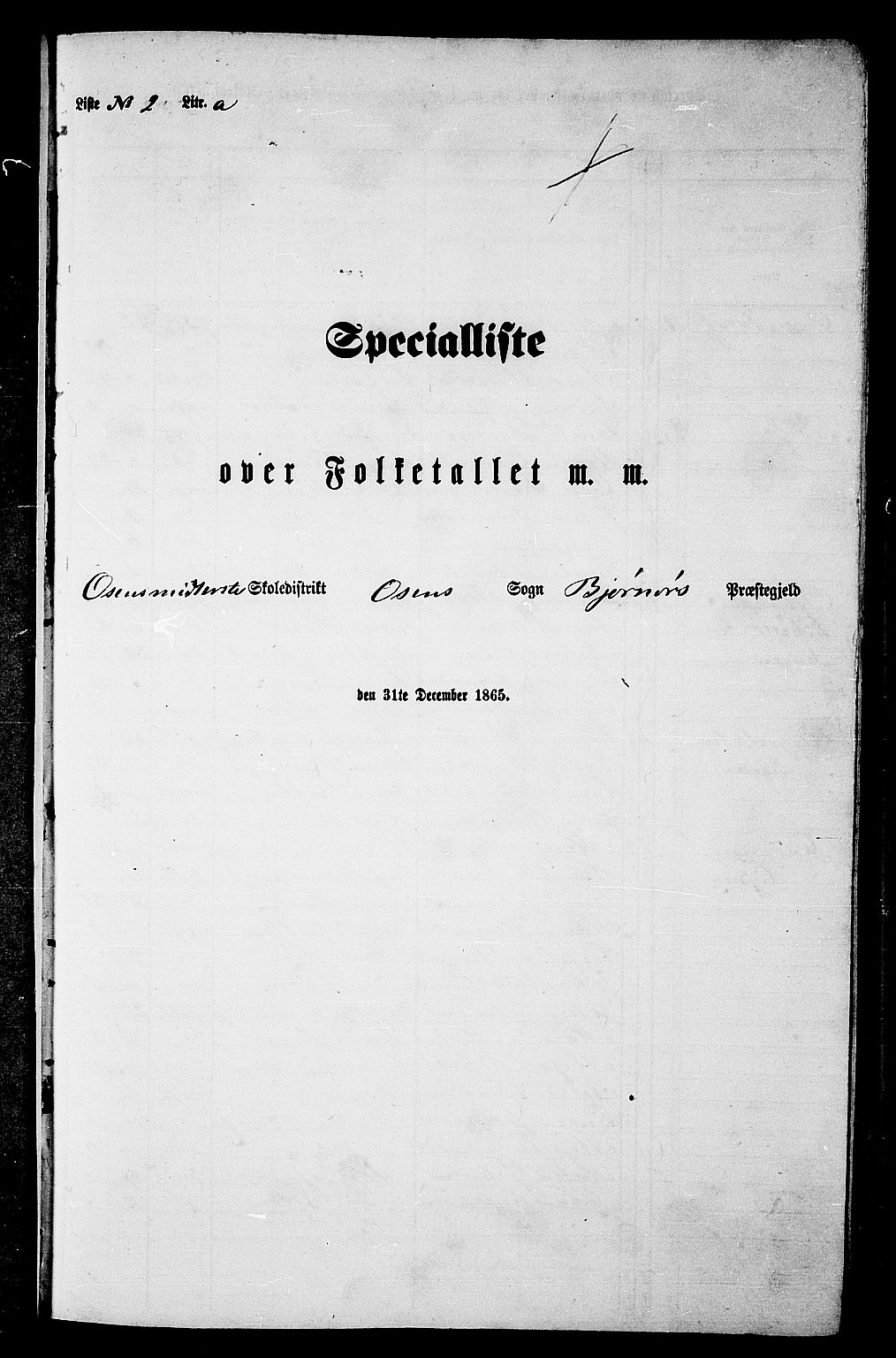 RA, 1865 census for Bjørnør, 1865, p. 23