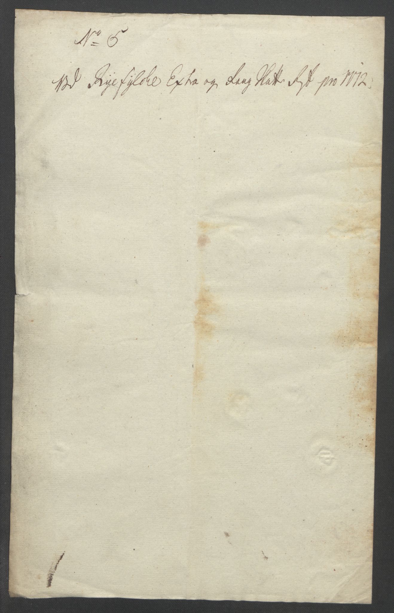Rentekammeret inntil 1814, Reviderte regnskaper, Fogderegnskap, RA/EA-4092/R47/L2972: Ekstraskatten Ryfylke, 1762-1780, p. 359