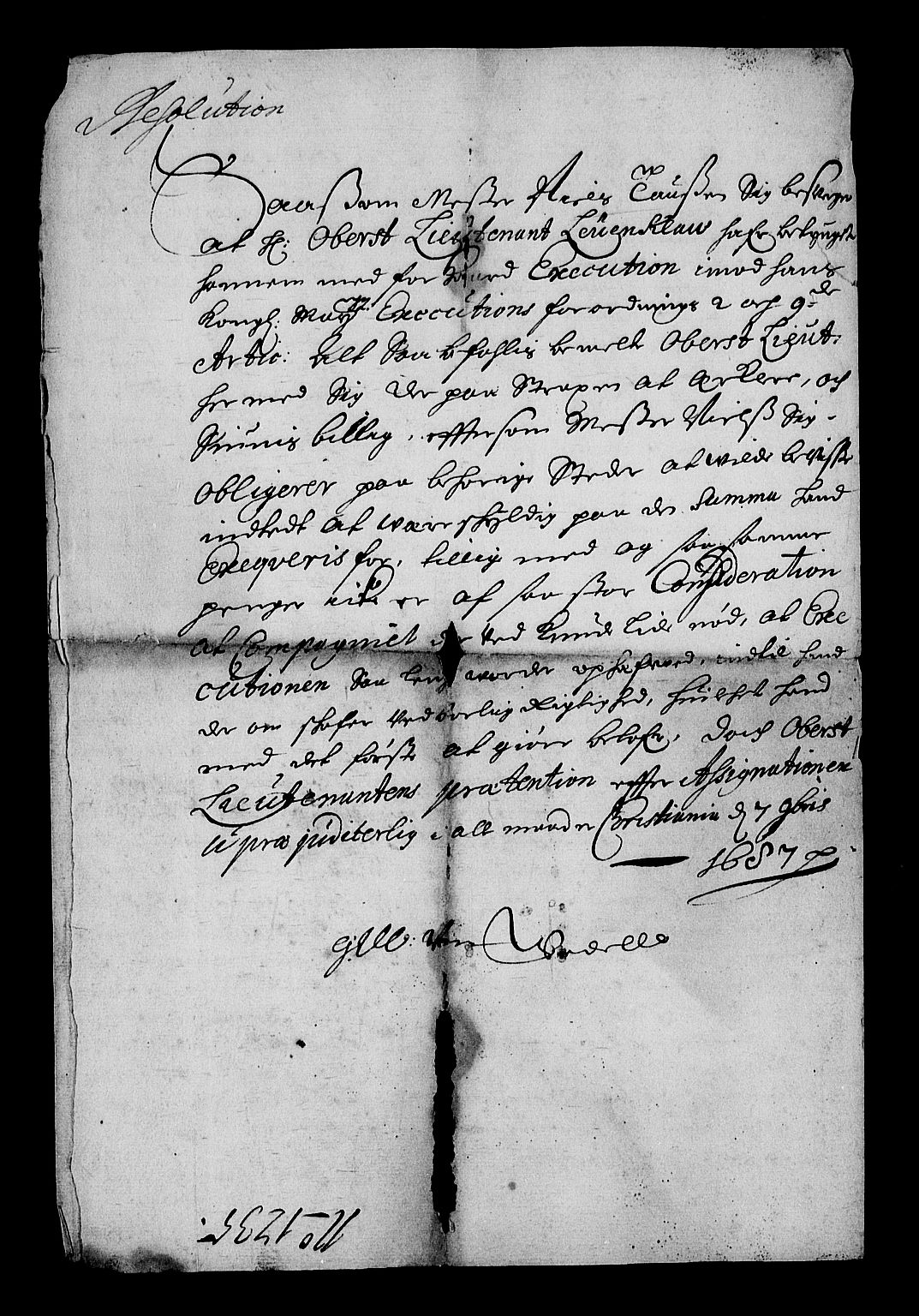 Stattholderembetet 1572-1771, RA/EA-2870/Af/L0002: Avskrifter av vedlegg til originale supplikker, nummerert i samsvar med supplikkbøkene, 1687-1689, p. 40