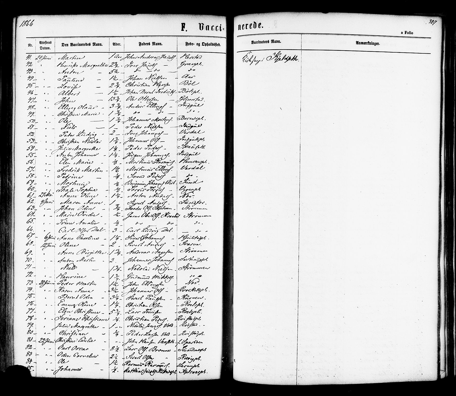 Ministerialprotokoller, klokkerbøker og fødselsregistre - Nord-Trøndelag, SAT/A-1458/730/L0284: Parish register (official) no. 730A09, 1866-1878, p. 387