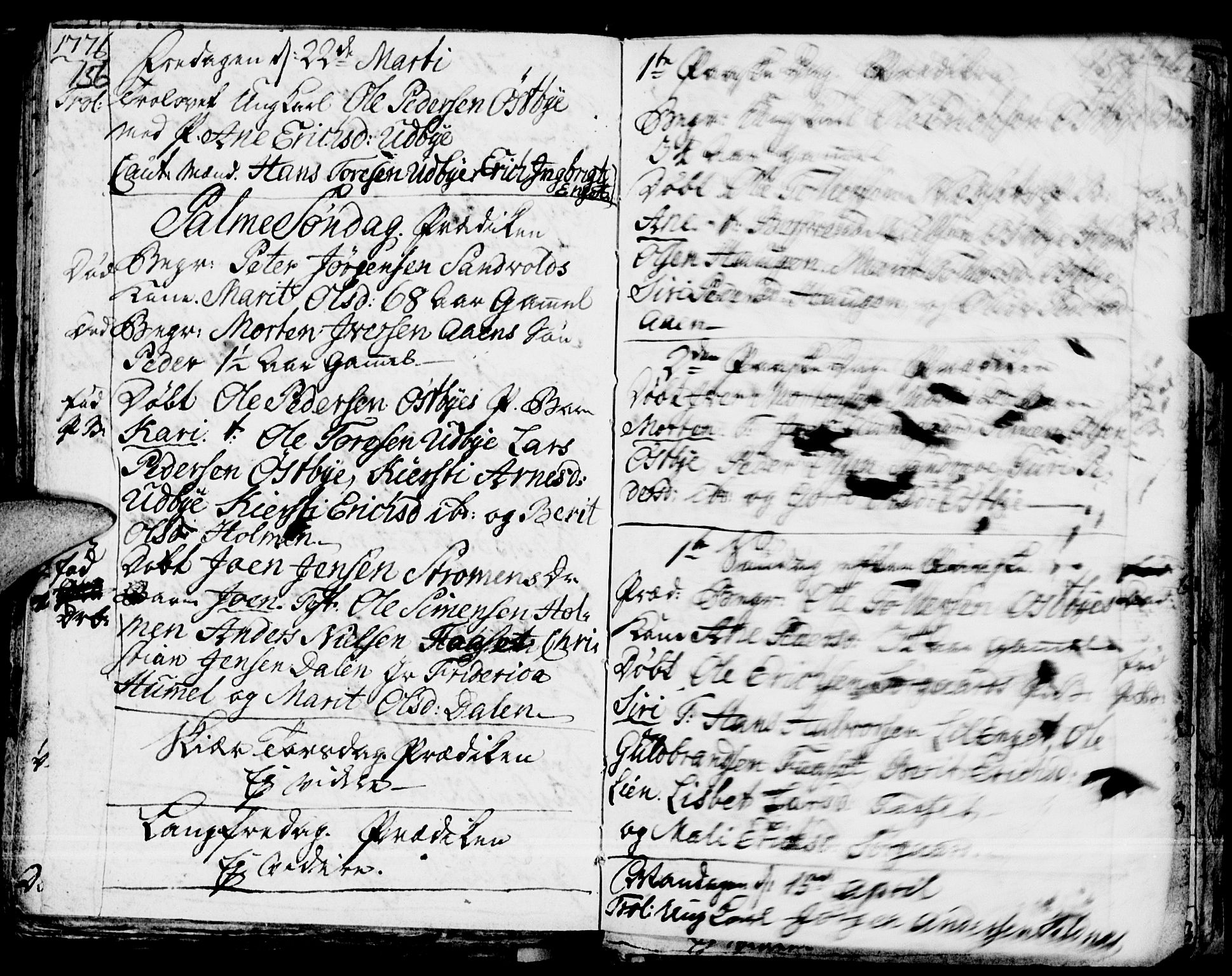 Tynset prestekontor, AV/SAH-PREST-058/H/Ha/Haa/L0008: Parish register (official) no. 8, 1767-1778, p. 156-157