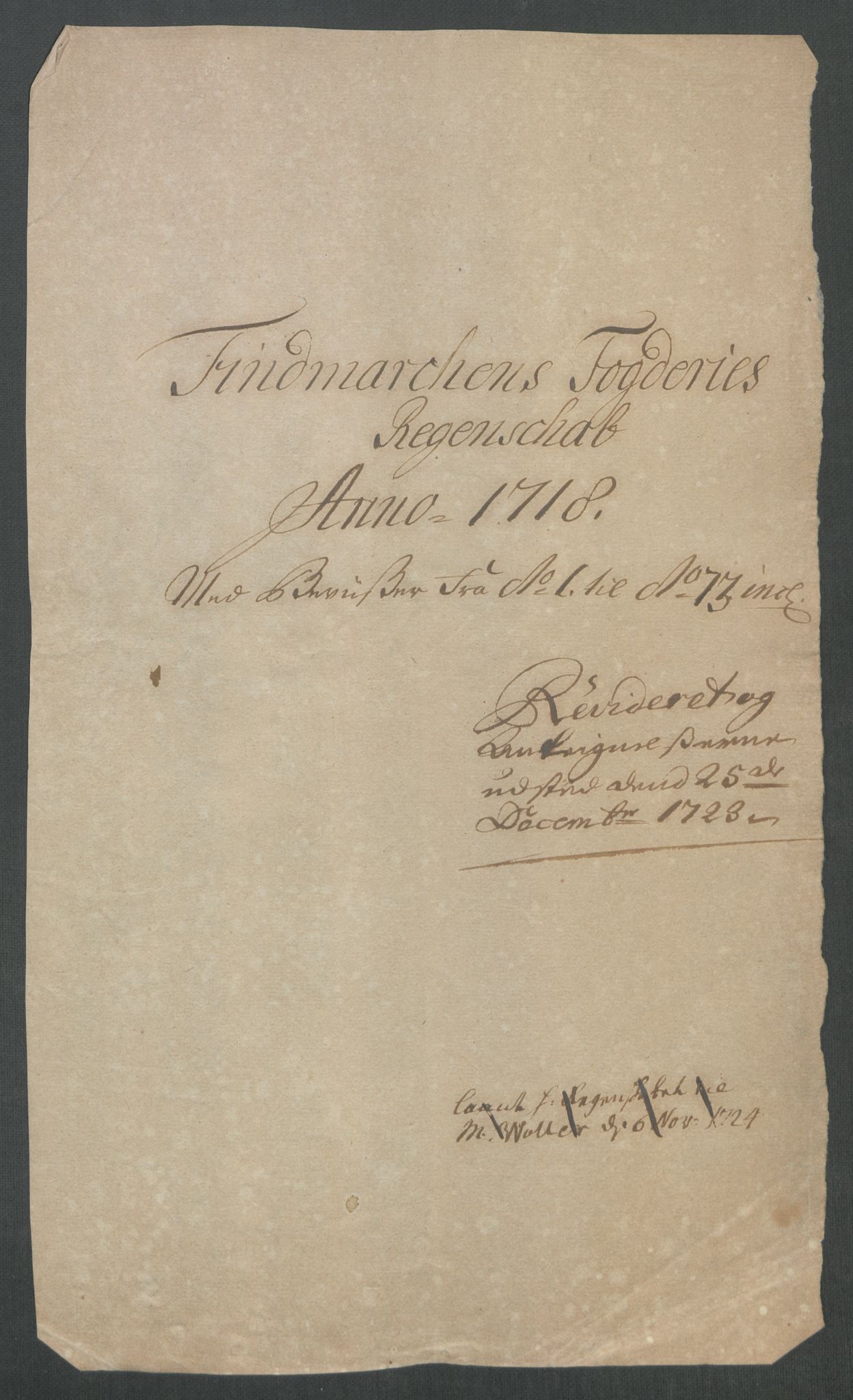 Rentekammeret inntil 1814, Reviderte regnskaper, Fogderegnskap, AV/RA-EA-4092/R69/L4857: Fogderegnskap Finnmark/Vardøhus, 1716-1718, p. 424