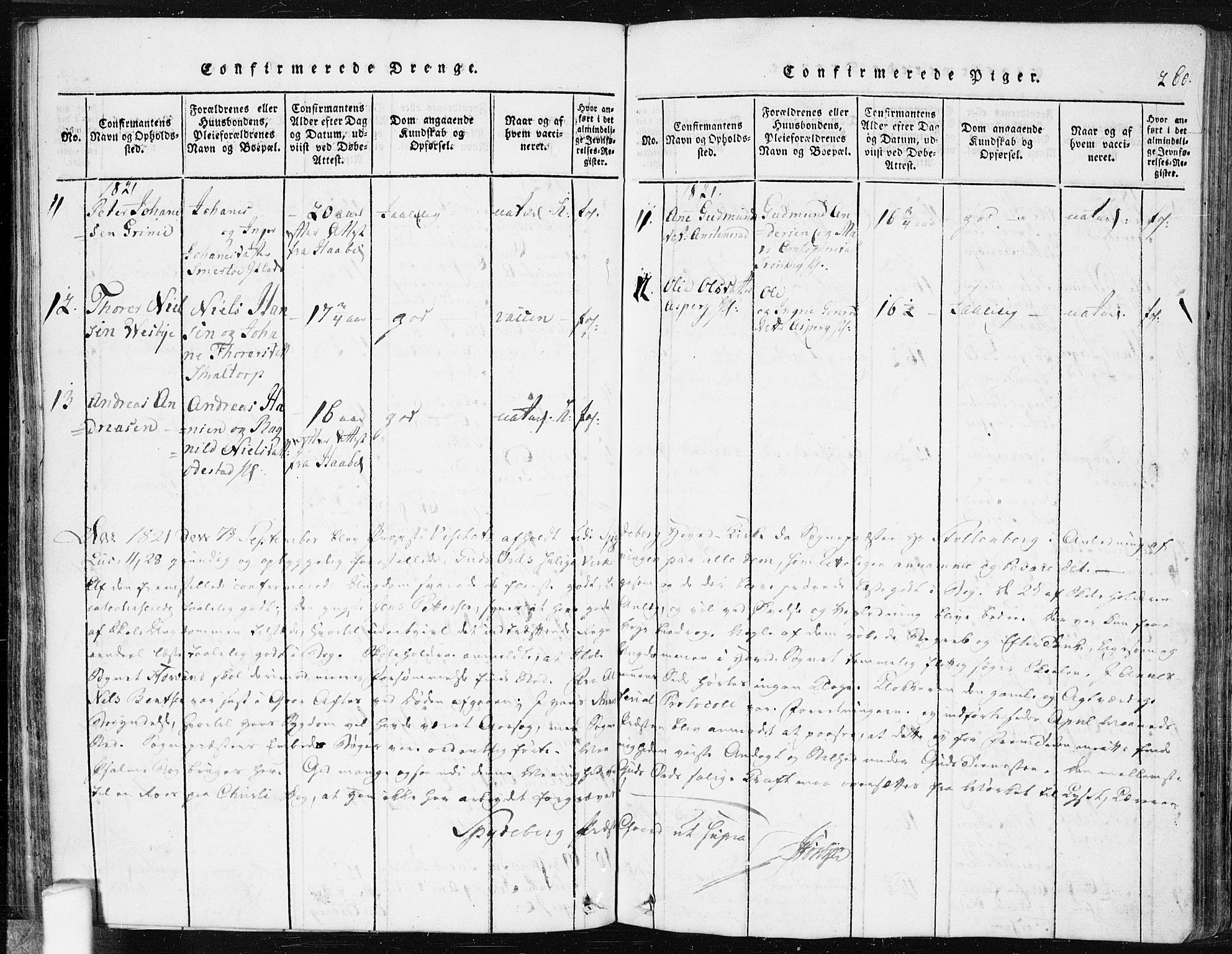 Spydeberg prestekontor Kirkebøker, AV/SAO-A-10924/F/Fa/L0004: Parish register (official) no. I 4, 1814-1841, p. 260