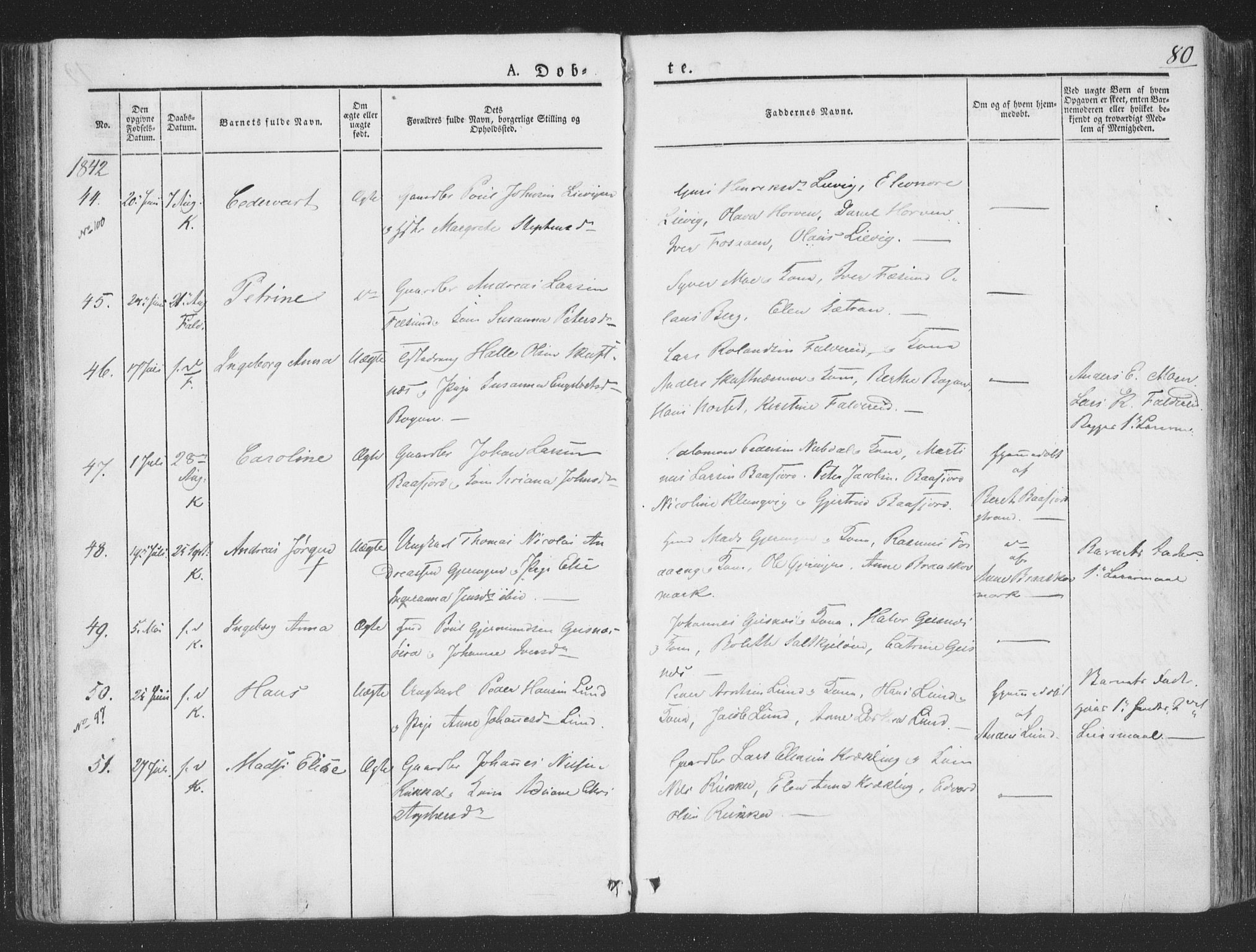 Ministerialprotokoller, klokkerbøker og fødselsregistre - Nord-Trøndelag, AV/SAT-A-1458/780/L0639: Parish register (official) no. 780A04, 1830-1844, p. 80