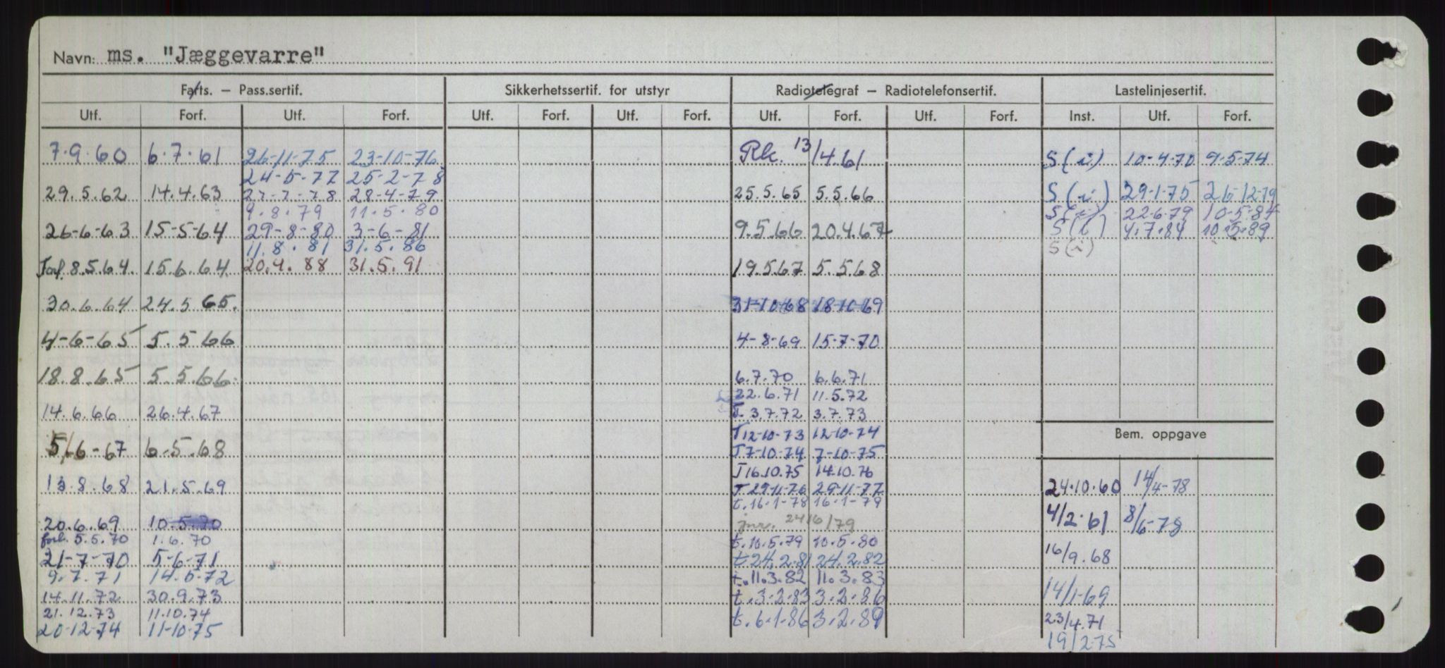 Sjøfartsdirektoratet med forløpere, Skipsmålingen, RA/S-1627/H/Ha/L0003/0001: Fartøy, Hilm-Mar / Fartøy, Hilm-Kol, p. 596