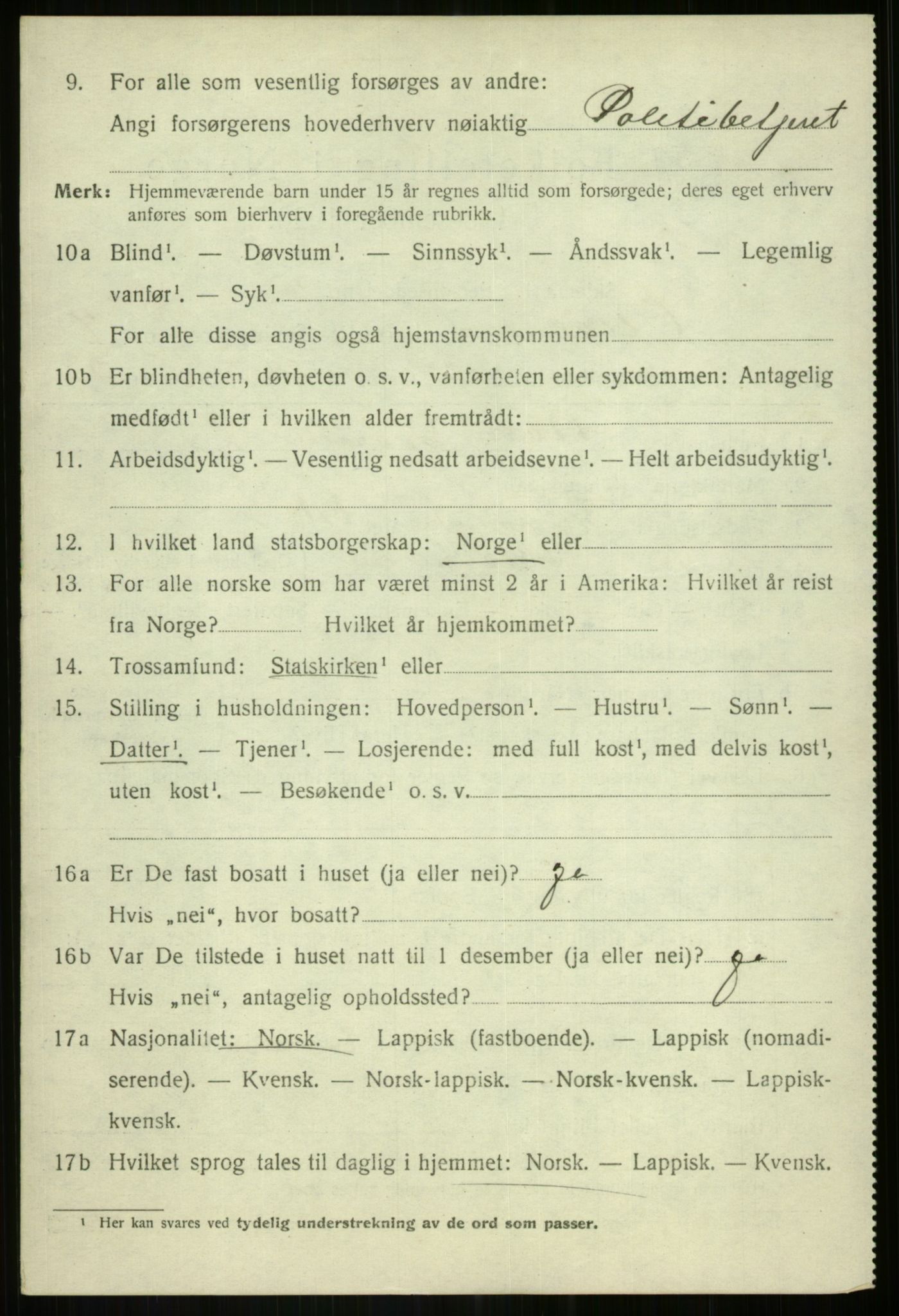 SATØ, 1920 census for Målselv, 1920, p. 4836