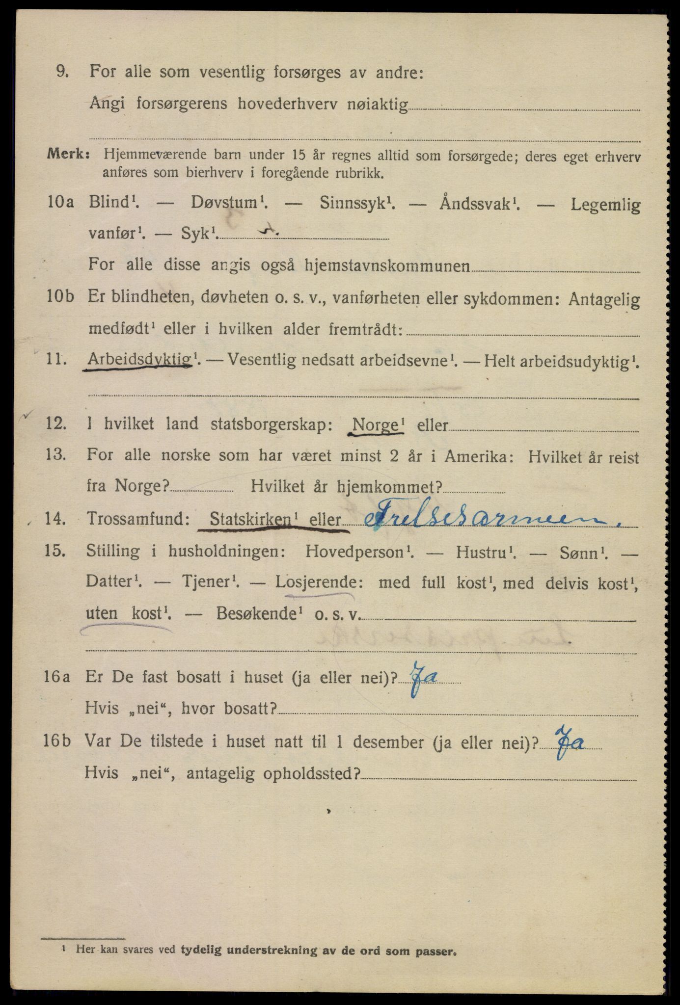 SAO, 1920 census for Kristiania, 1920, p. 184592