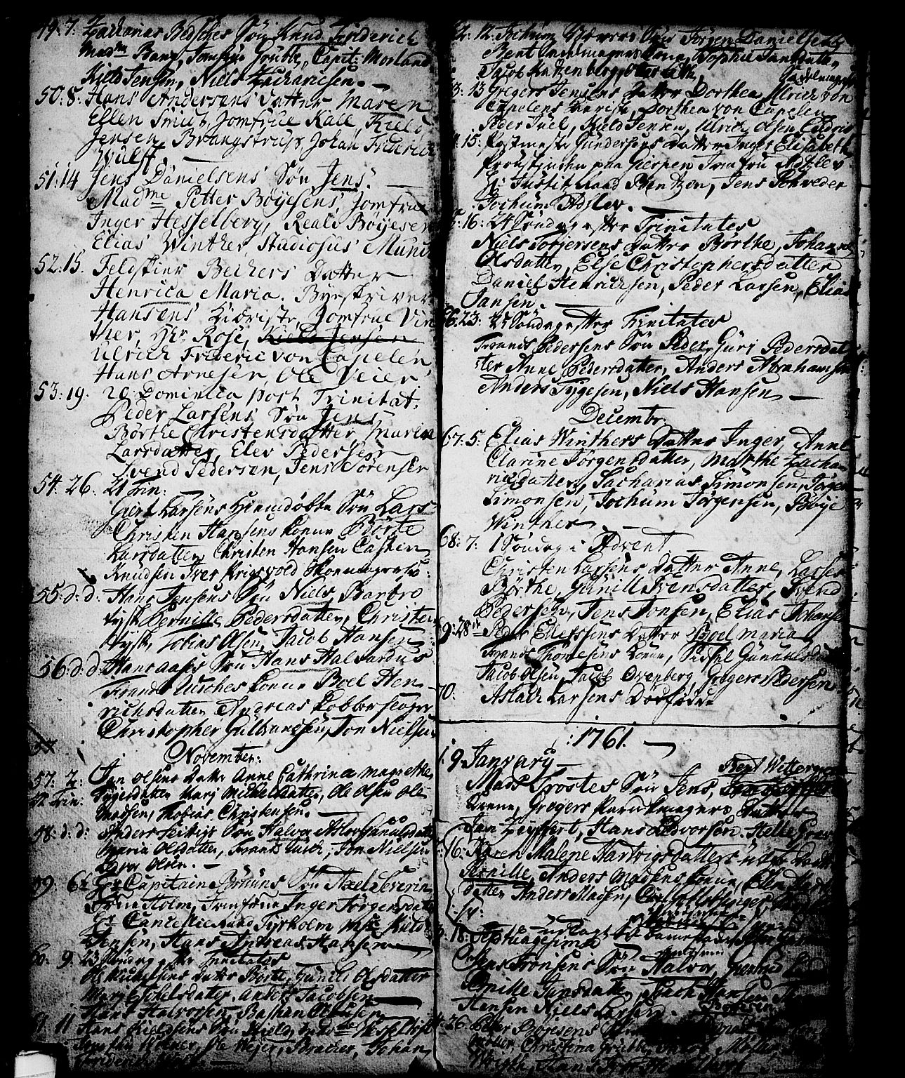 Skien kirkebøker, SAKO/A-302/G/Ga/L0001: Parish register (copy) no. 1, 1756-1791, p. 72