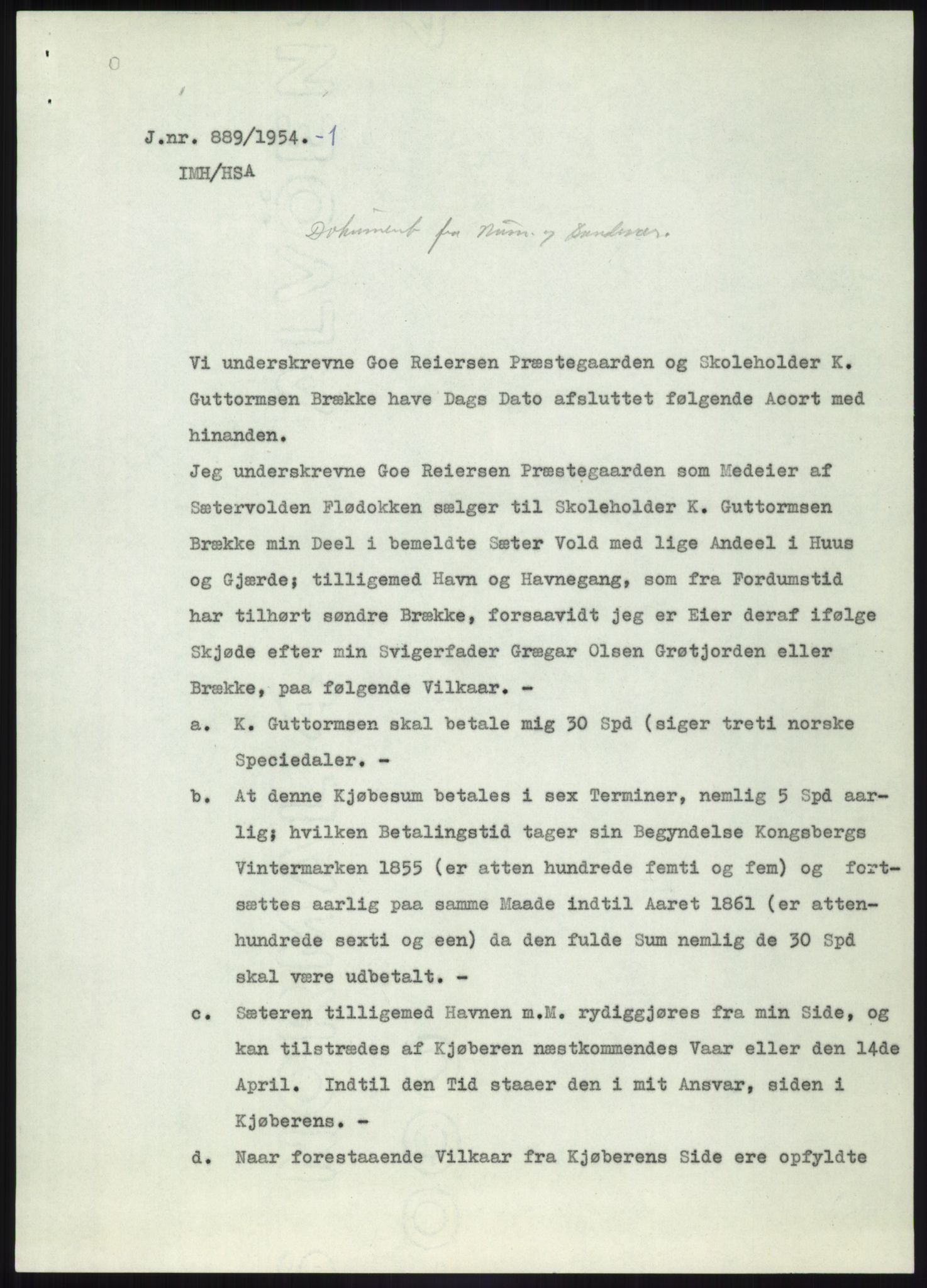 Statsarkivet i Kongsberg, SAKO/A-0001, 1944-1954, p. 445