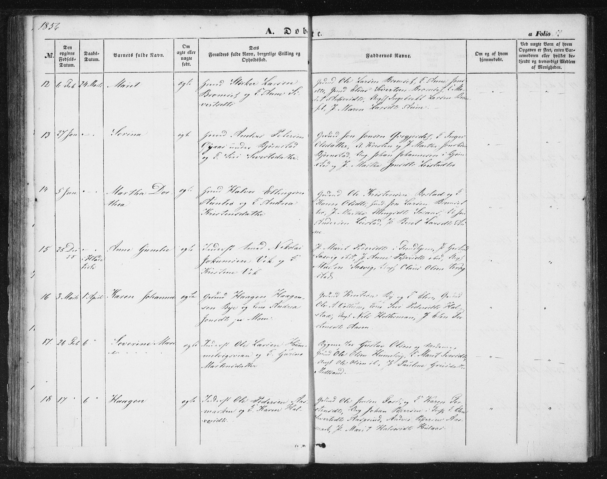 Ministerialprotokoller, klokkerbøker og fødselsregistre - Sør-Trøndelag, AV/SAT-A-1456/616/L0407: Parish register (official) no. 616A04, 1848-1856, p. 52