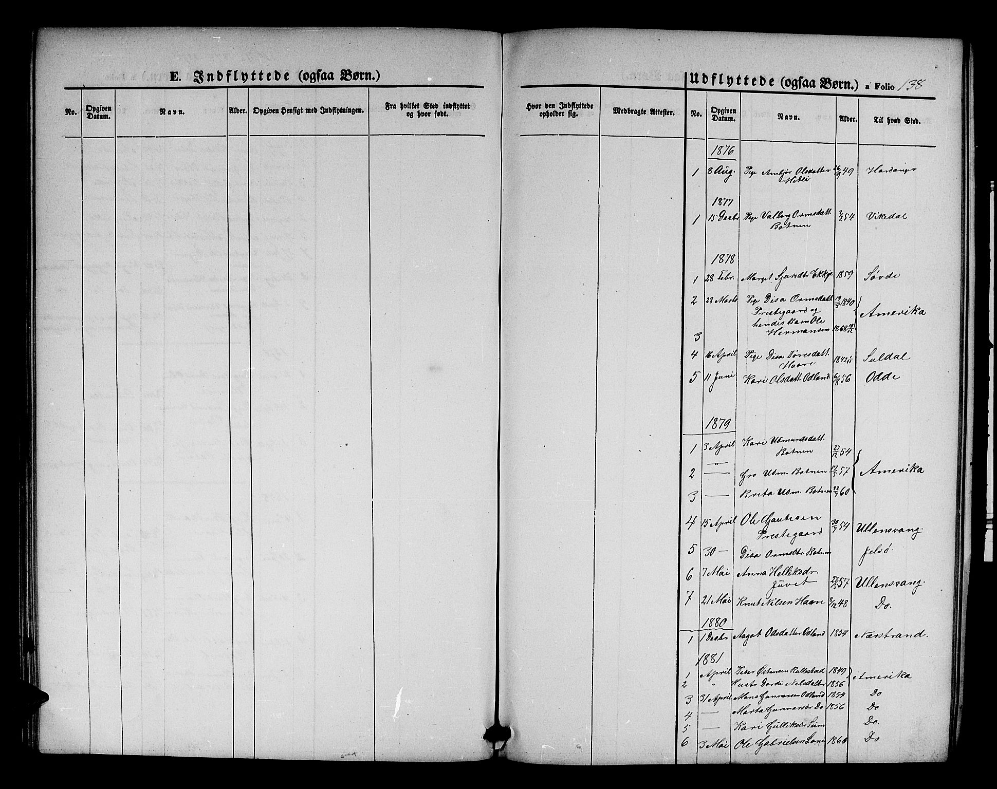 Røldal sokneprestembete, SAB/A-100247: Parish register (copy) no. A 2, 1861-1886, p. 138