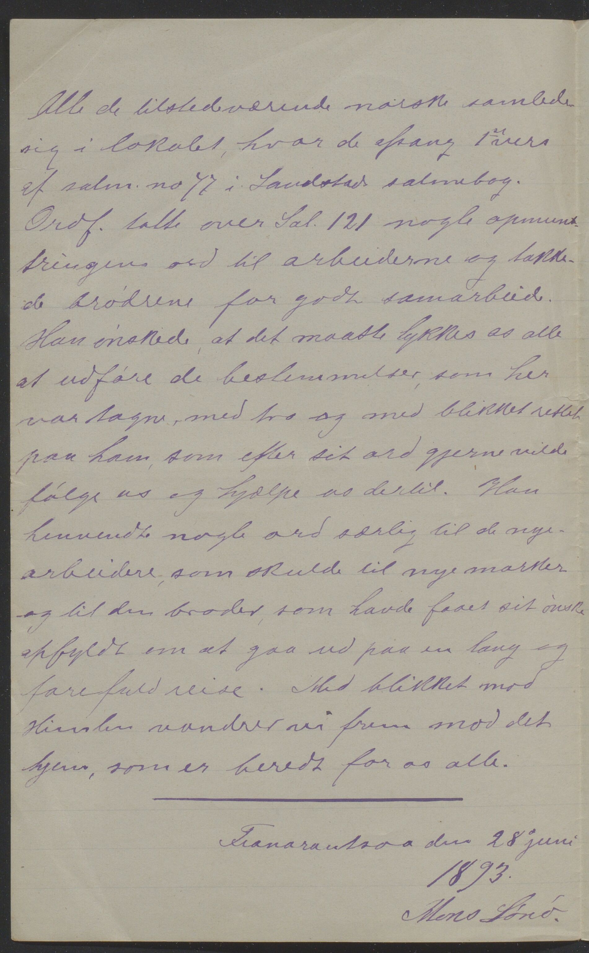 Det Norske Misjonsselskap - hovedadministrasjonen, VID/MA-A-1045/D/Da/Daa/L0039/0007: Konferansereferat og årsberetninger / Konferansereferat fra Madagaskar Innland., 1893