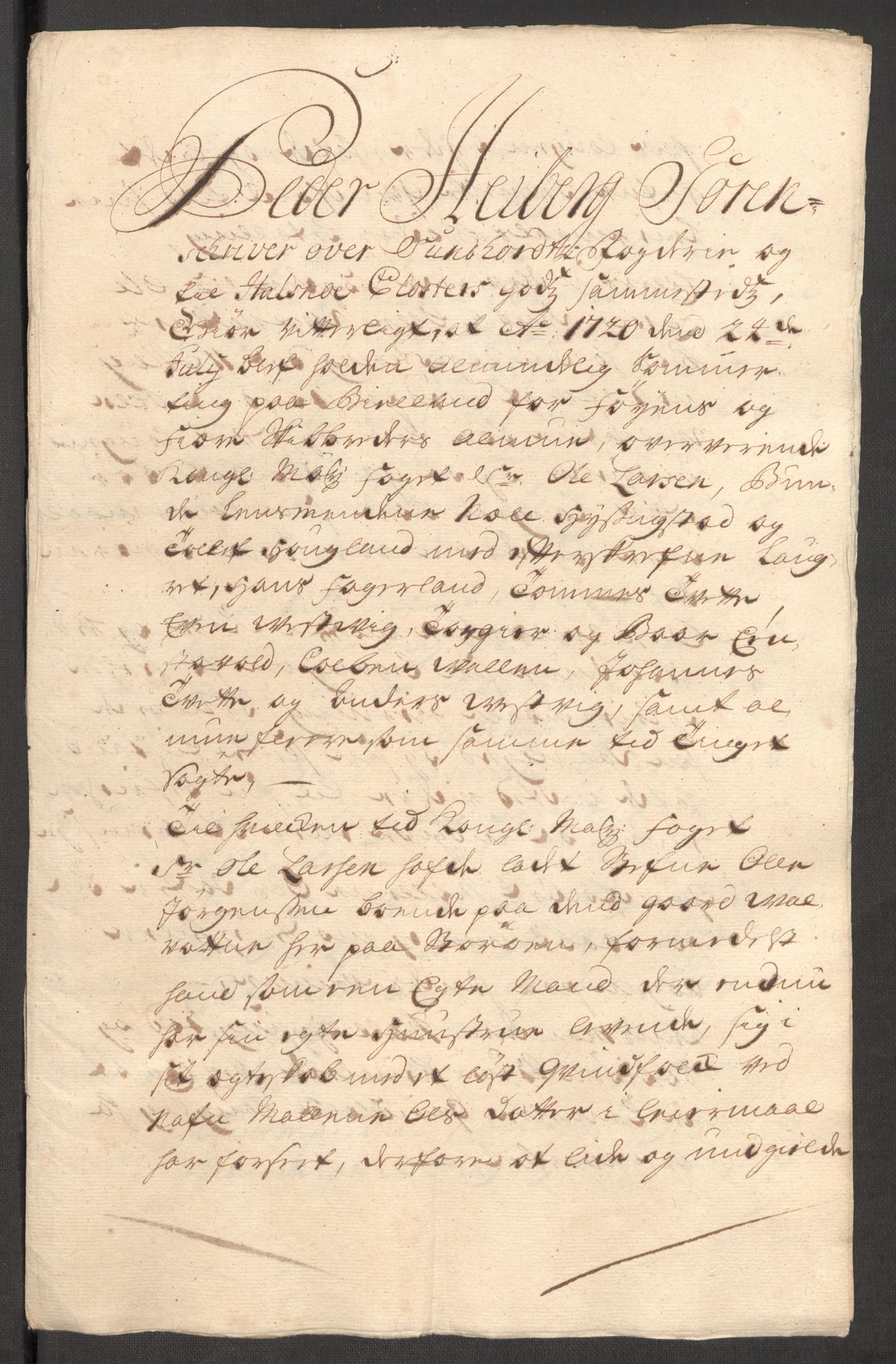 Rentekammeret inntil 1814, Reviderte regnskaper, Fogderegnskap, AV/RA-EA-4092/R48/L3000: Fogderegnskap Sunnhordland og Hardanger, 1721, p. 127