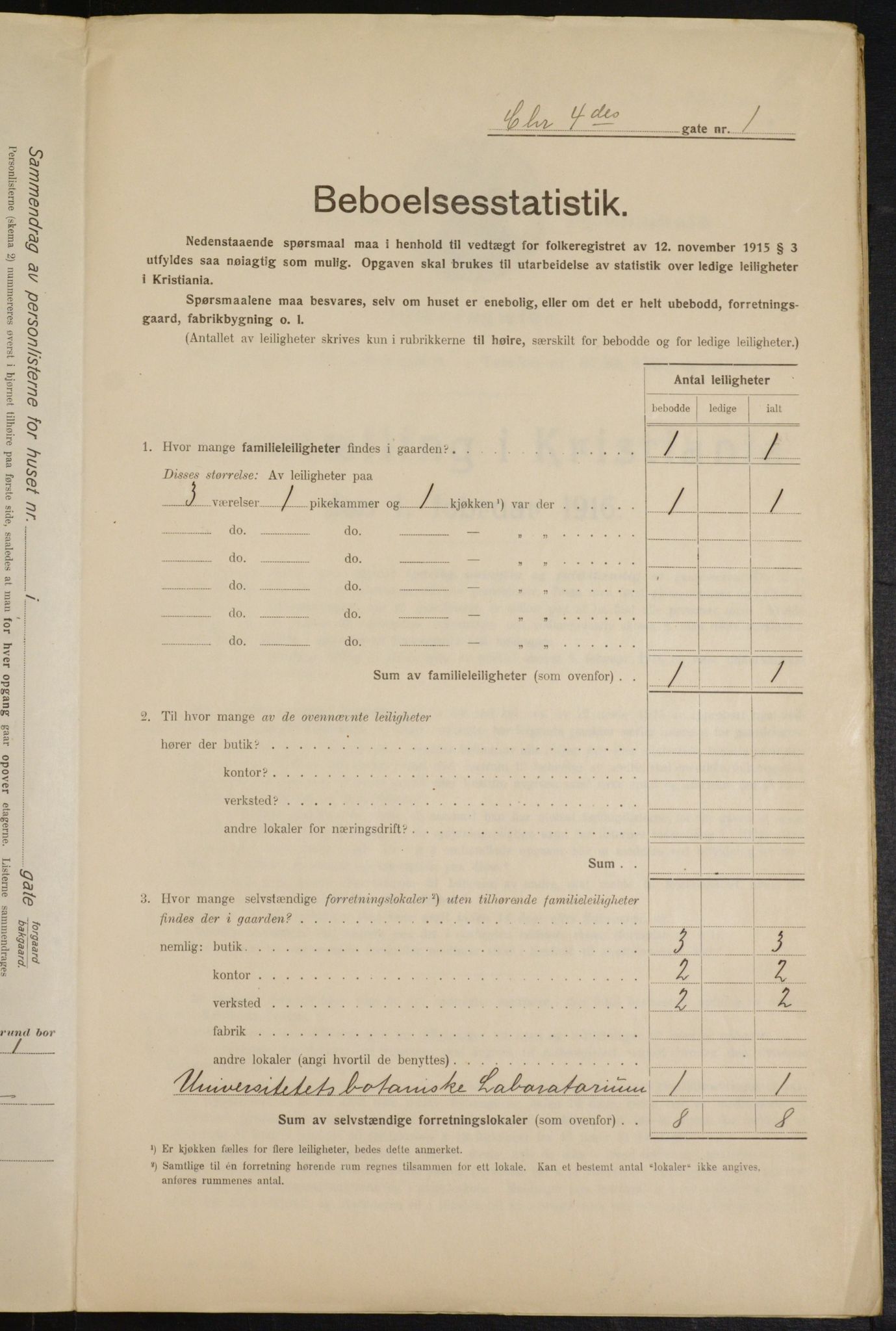 OBA, Municipal Census 1916 for Kristiania, 1916, p. 55283