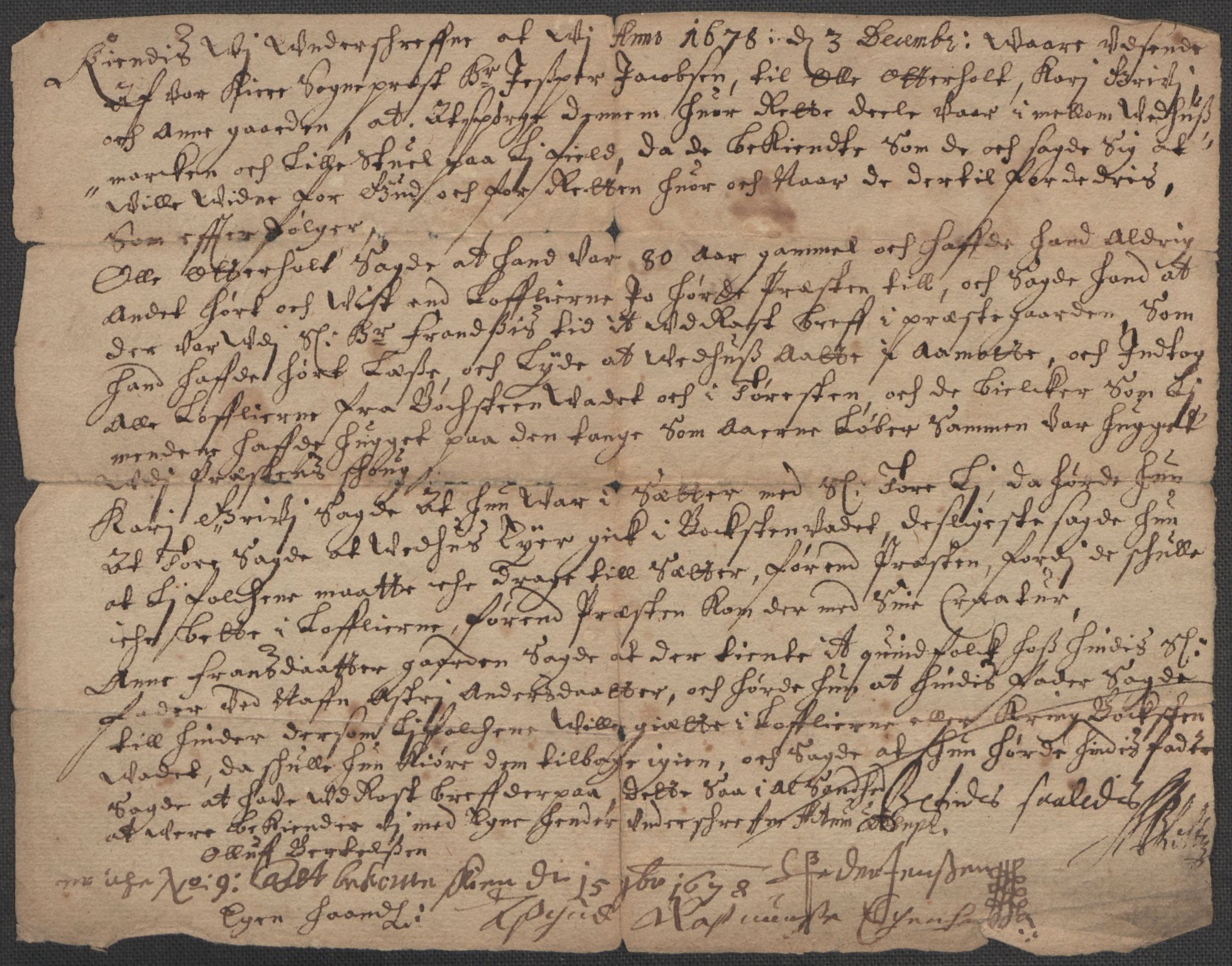 Riksarkivets diplomsamling, AV/RA-EA-5965/F15/L0027: Prestearkiv - Telemark, 1587-1738, p. 129