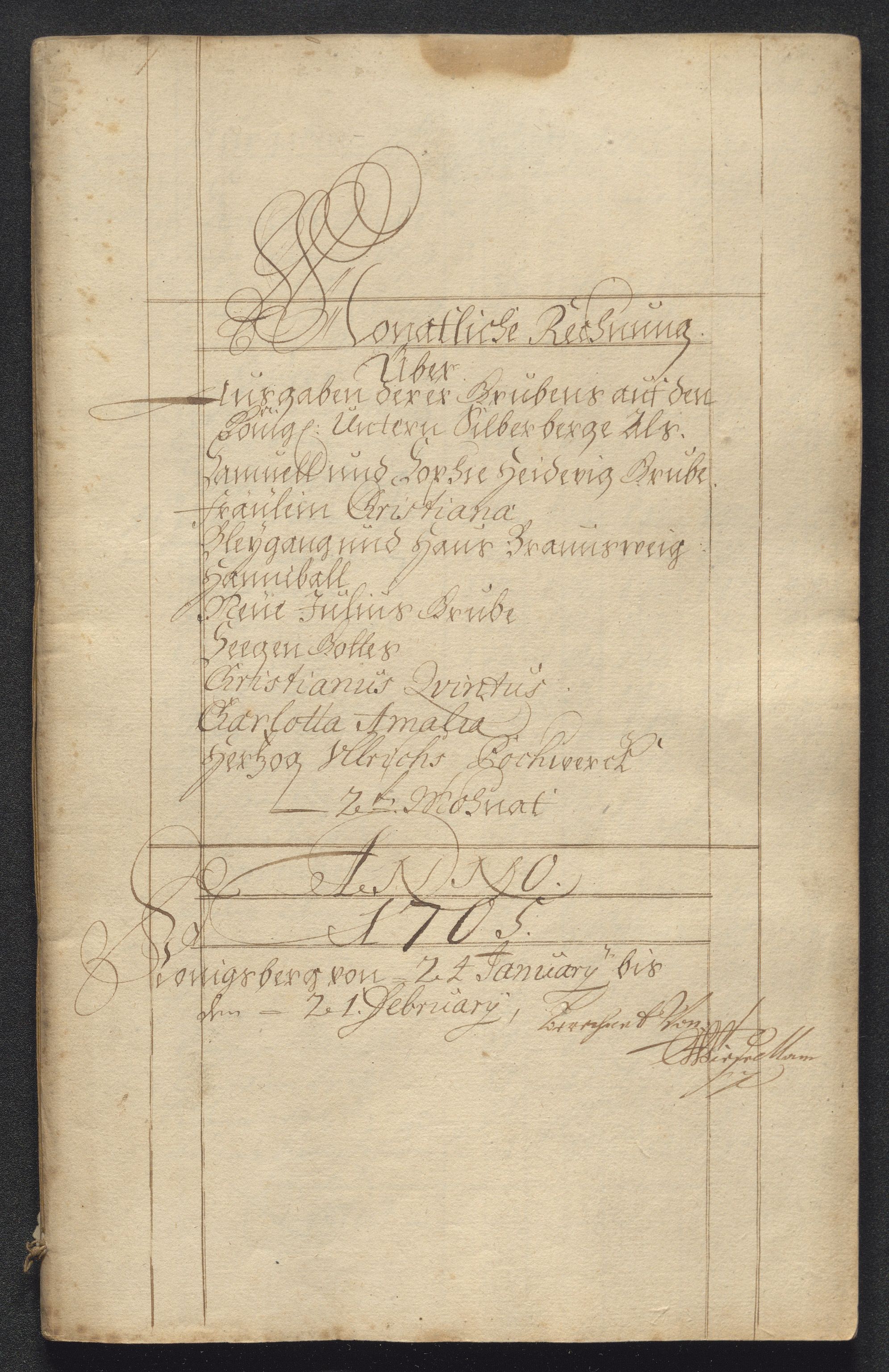 Kongsberg Sølvverk 1623-1816, AV/SAKO-EA-3135/001/D/Dc/Dcd/L0088: Utgiftsregnskap for gruver m.m. , 1705, p. 374