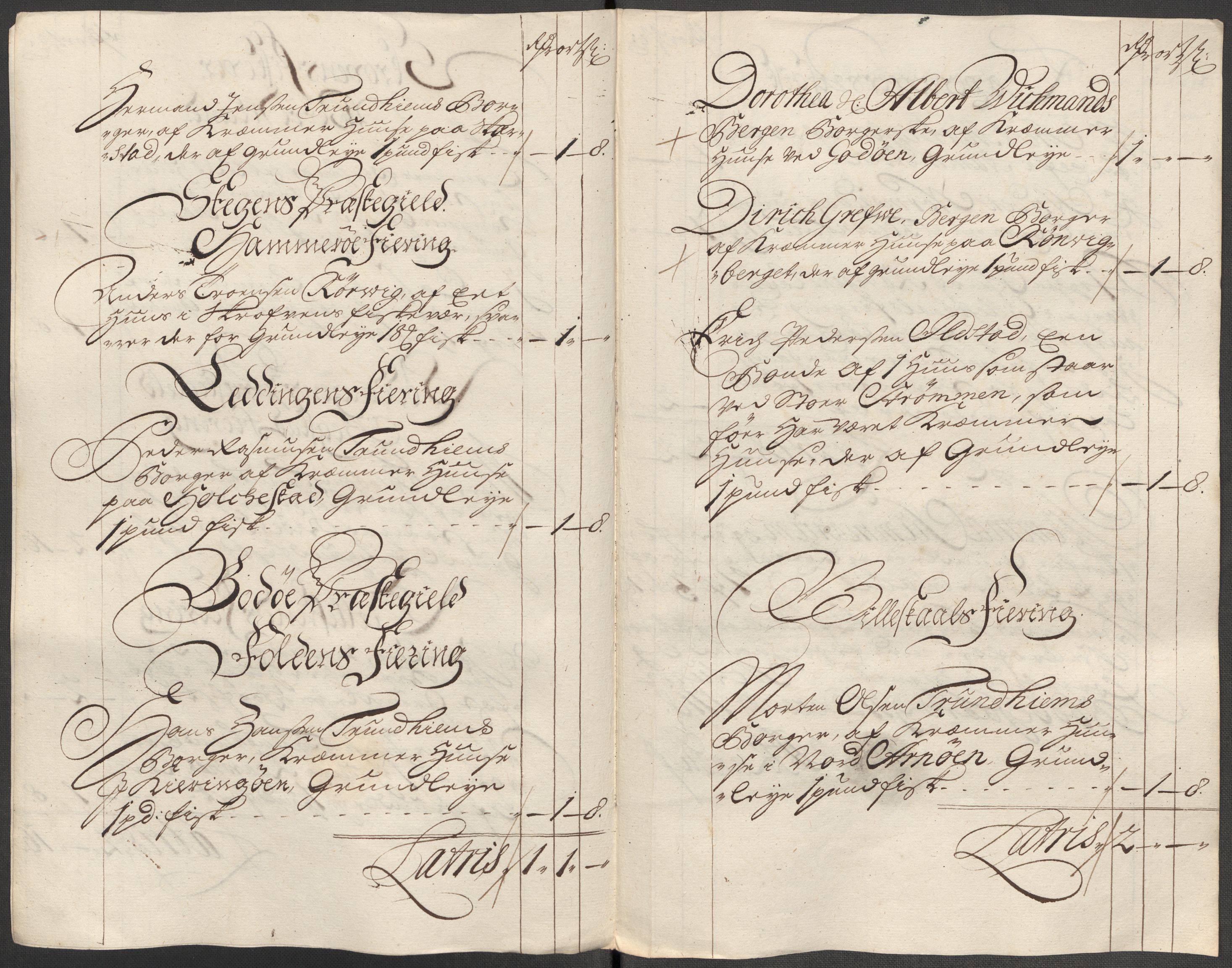 Rentekammeret inntil 1814, Reviderte regnskaper, Fogderegnskap, AV/RA-EA-4092/R66/L4588: Fogderegnskap Salten, 1718, p. 264