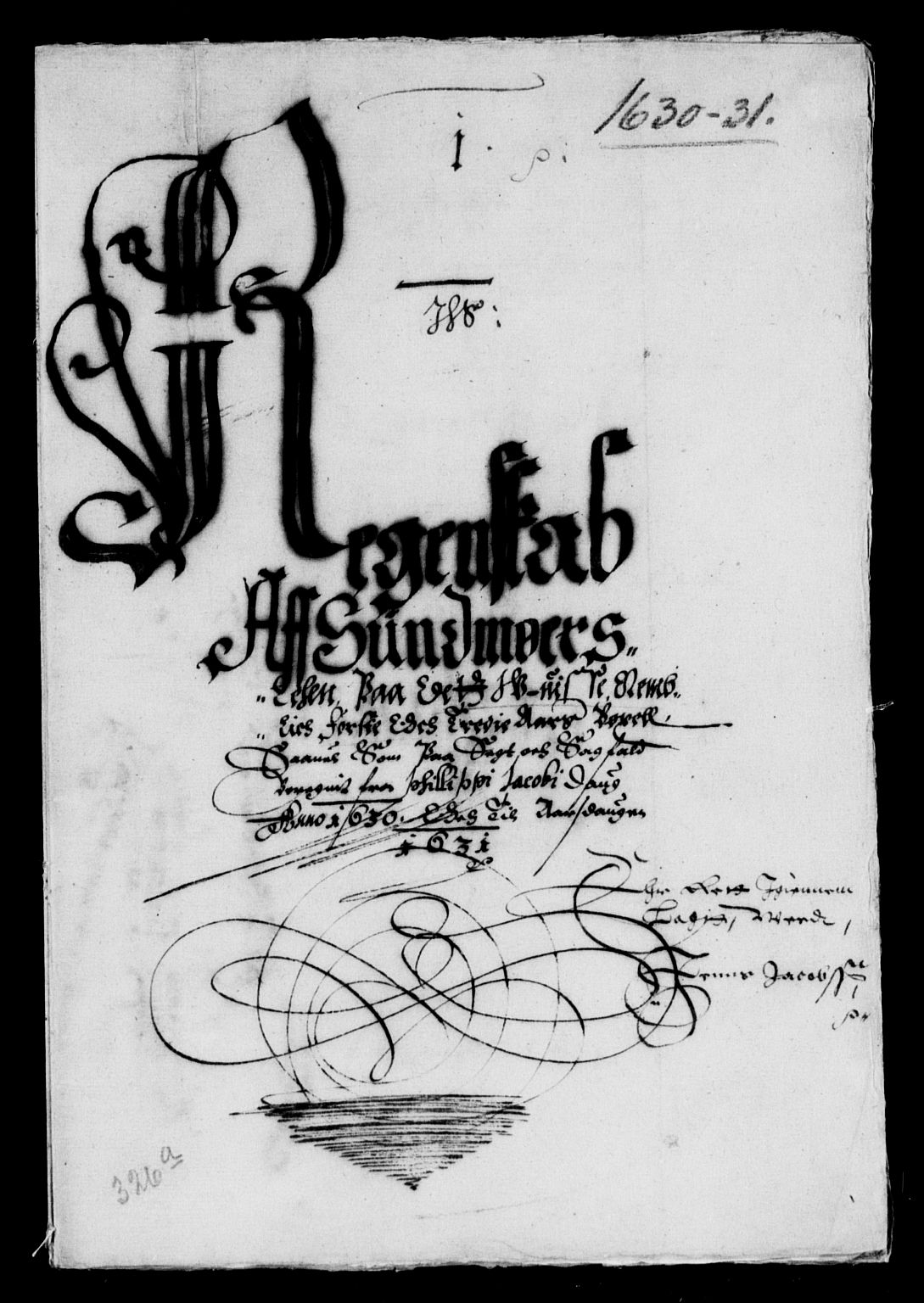 Rentekammeret inntil 1814, Reviderte regnskaper, Lensregnskaper, AV/RA-EA-5023/R/Rb/Rbt/L0055: Bergenhus len, 1630-1631