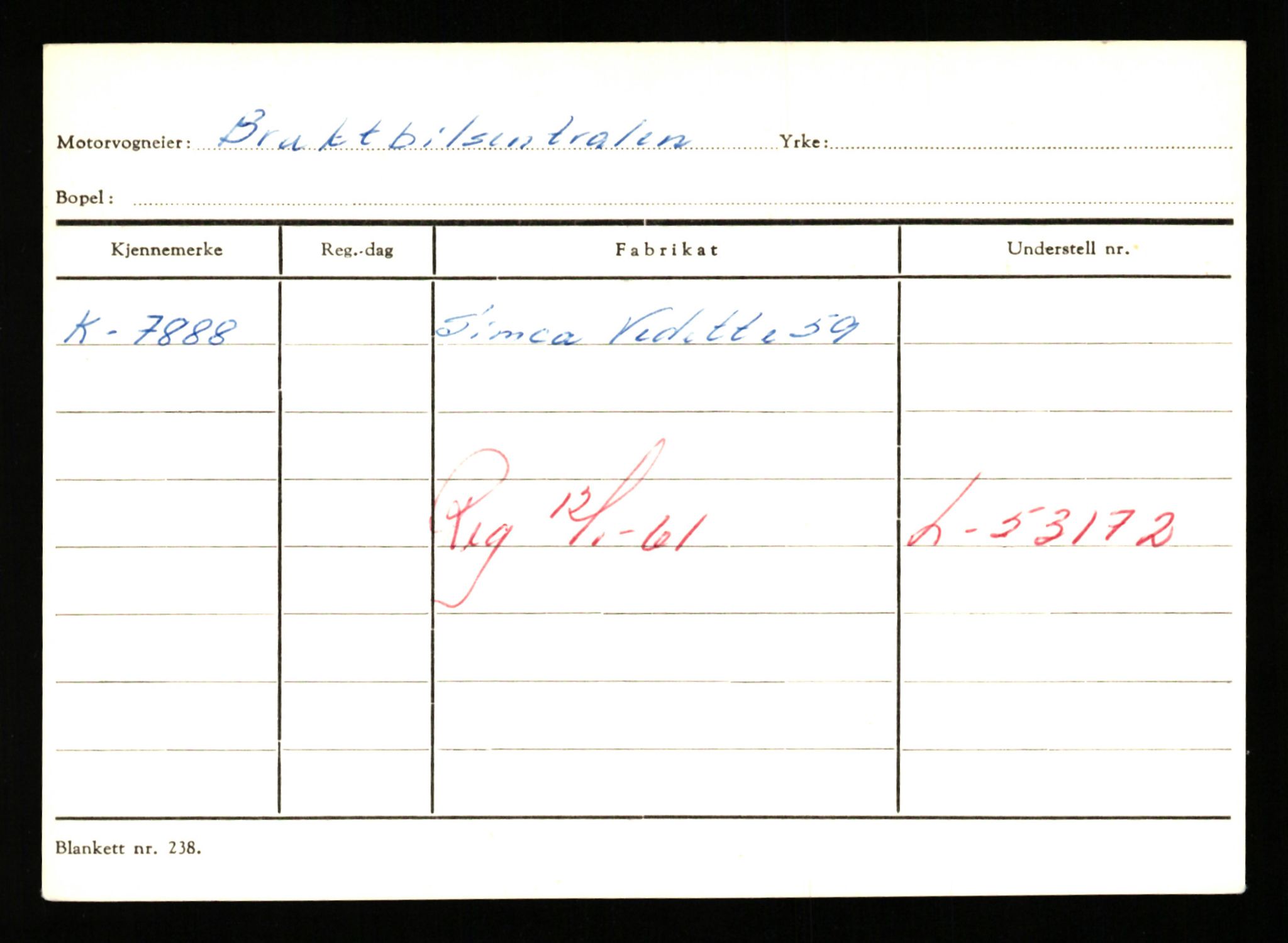 Stavanger trafikkstasjon, AV/SAST-A-101942/0/G/L0002: Registreringsnummer: 5791 - 10405, 1930-1971, p. 1063