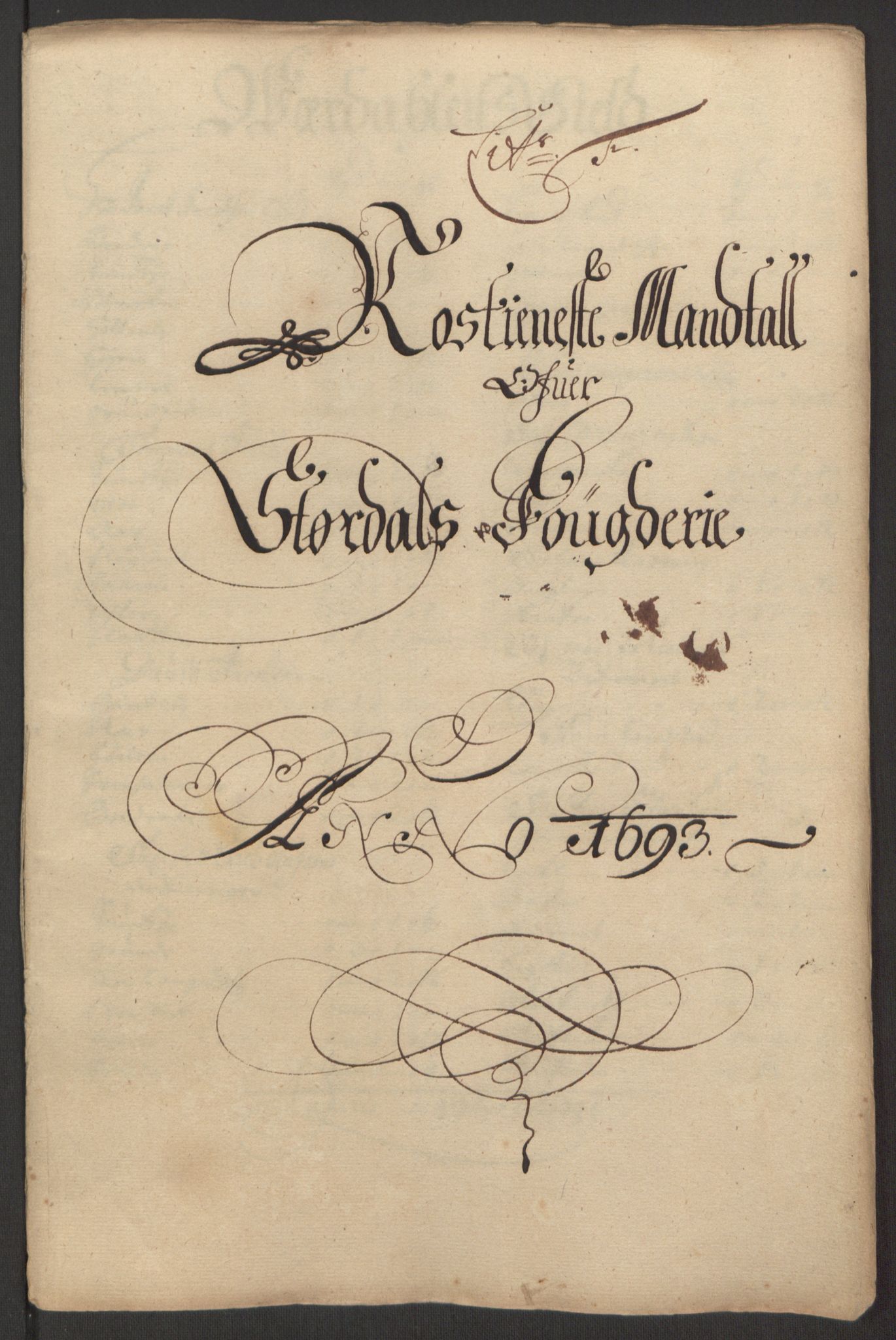 Rentekammeret inntil 1814, Reviderte regnskaper, Fogderegnskap, RA/EA-4092/R62/L4186: Fogderegnskap Stjørdal og Verdal, 1693-1694, p. 77