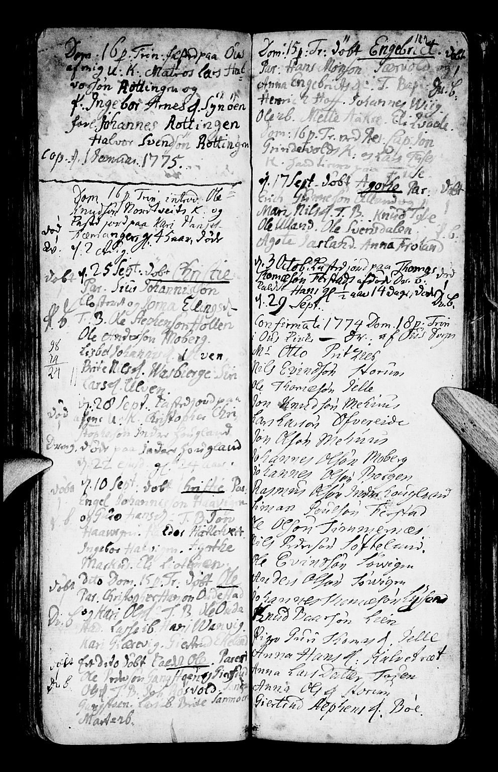 Os sokneprestembete, AV/SAB-A-99929: Parish register (official) no. A 9, 1766-1779, p. 103