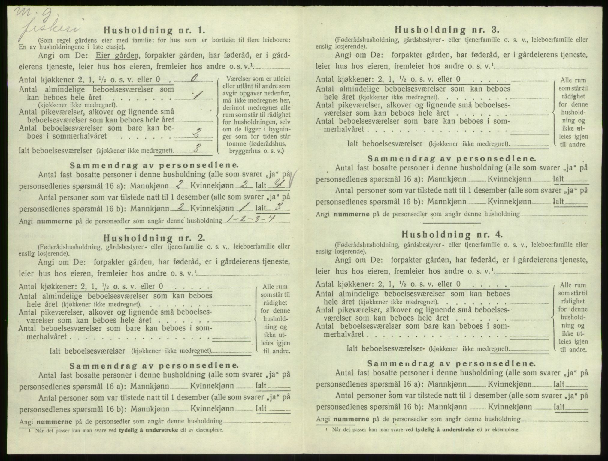 SAB, 1920 census for Askvoll, 1920, p. 764