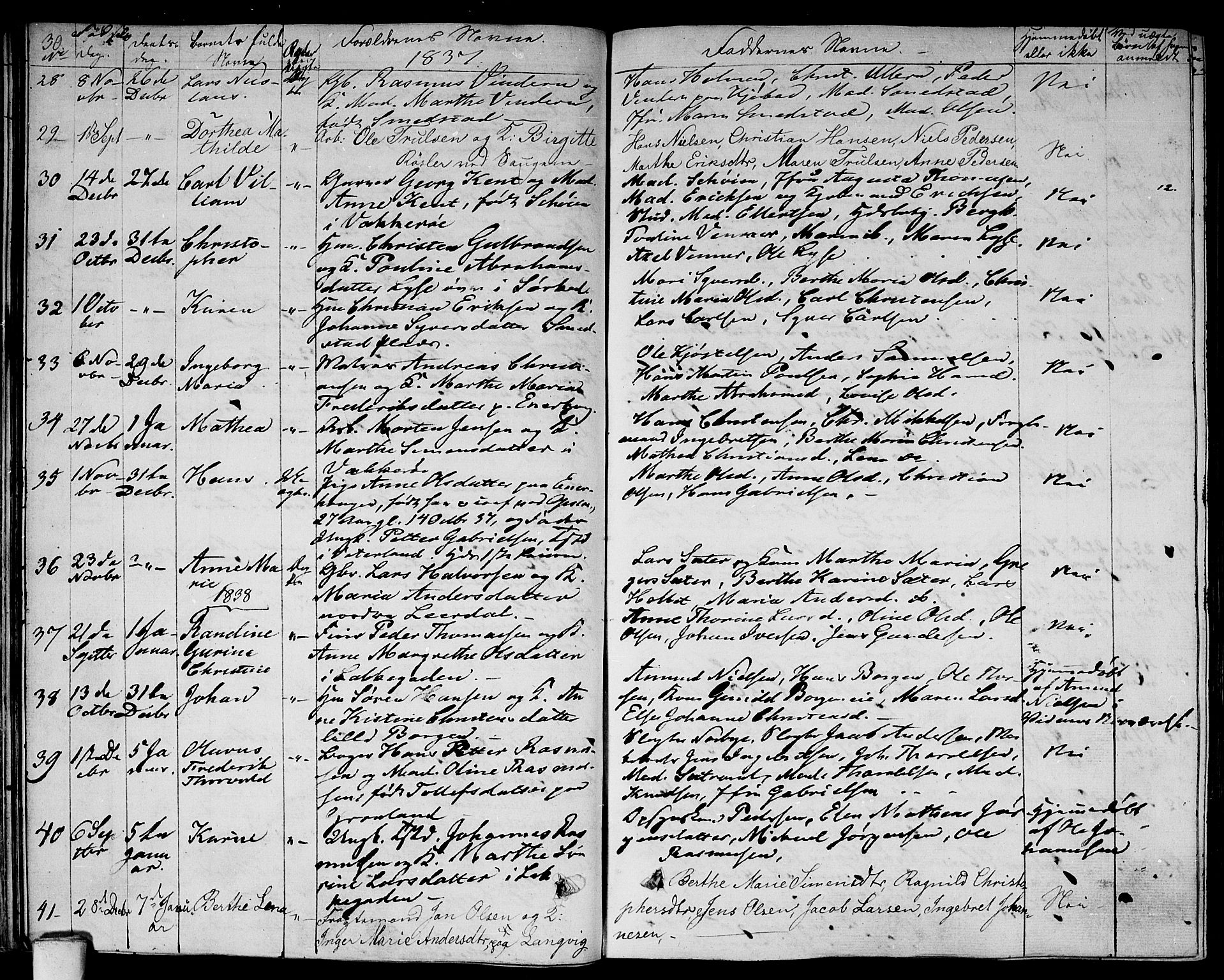 Aker prestekontor kirkebøker, AV/SAO-A-10861/F/L0016: Parish register (official) no. 16, 1827-1841, p. 30