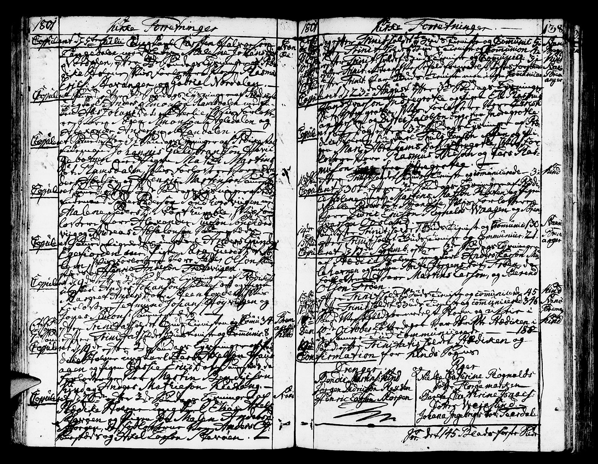 Kinn sokneprestembete, SAB/A-80801/H/Haa/Haaa/L0003: Parish register (official) no. A 3, 1785-1821, p. 138