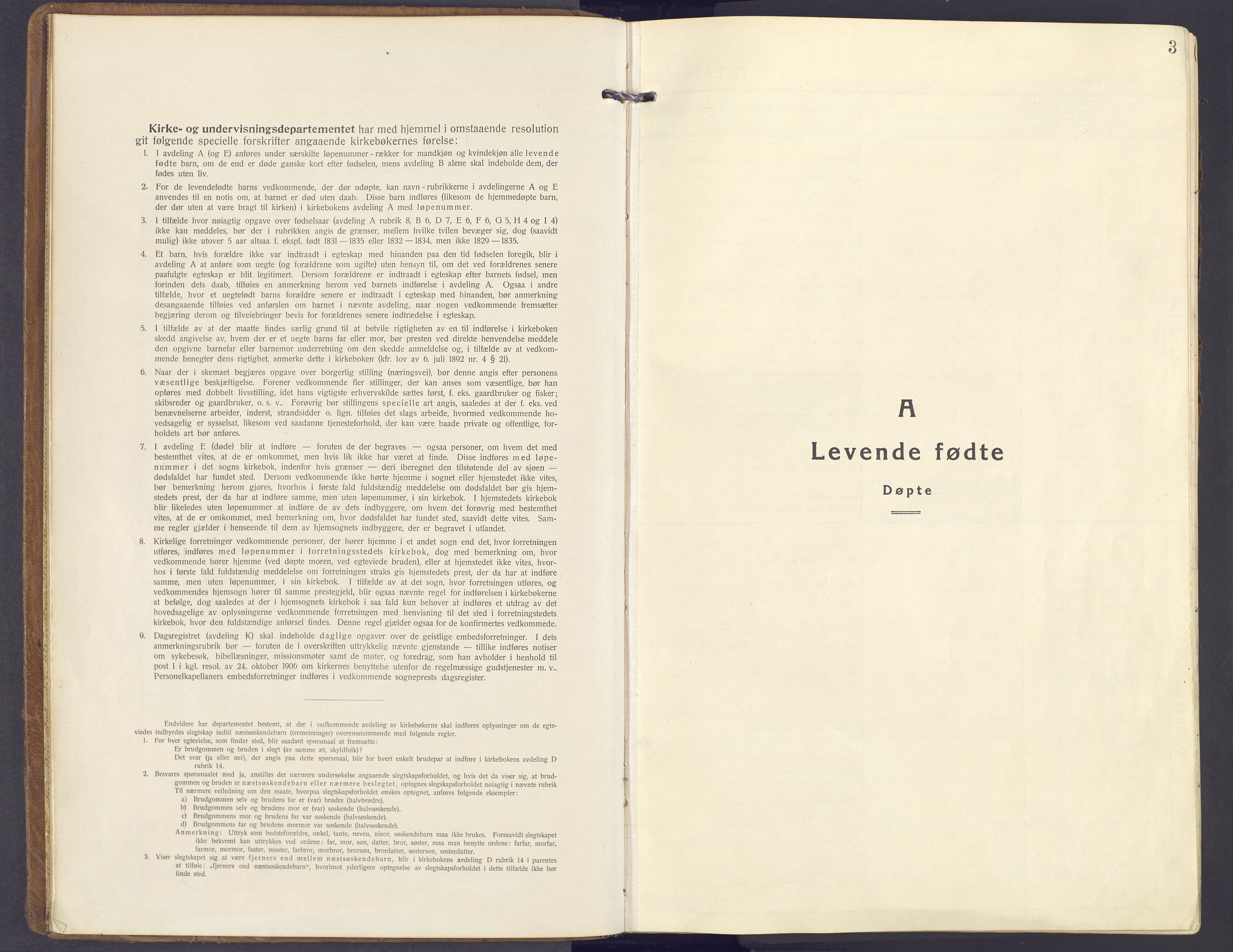 Lunner prestekontor, SAH/PREST-118/H/Ha/Haa/L0002: Parish register (official) no. 2, 1922-1931, p. 3