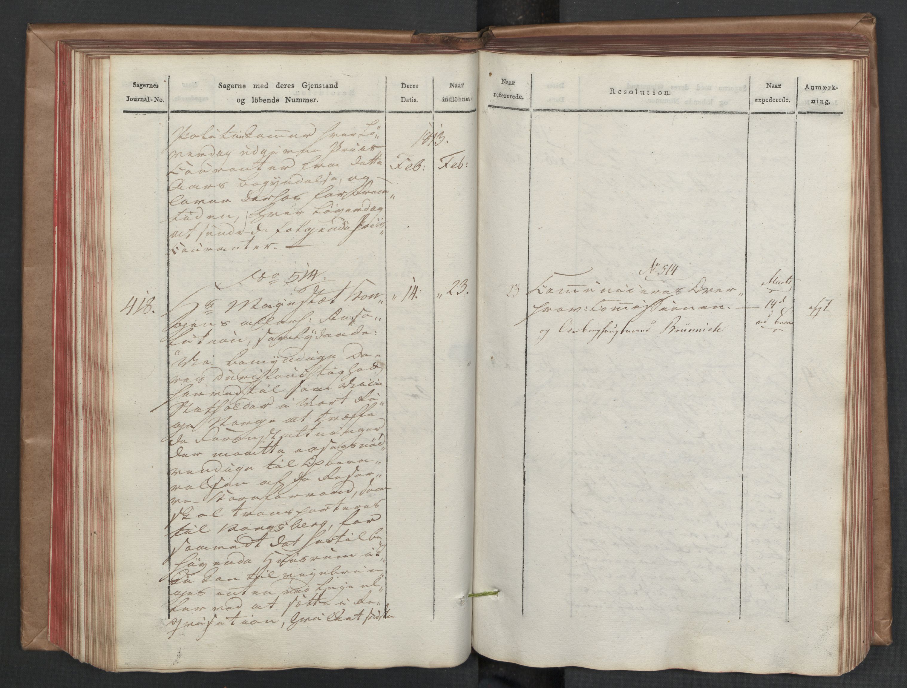 Stattholderembetet 1810-1814, 2. kontor (Kontor B), AV/RA-EA-5432/Aa/L0002: Kollegial referatprotokoll,  j.nr. 284-511,  l.nr. 328-639, 1812-1813, p. 130