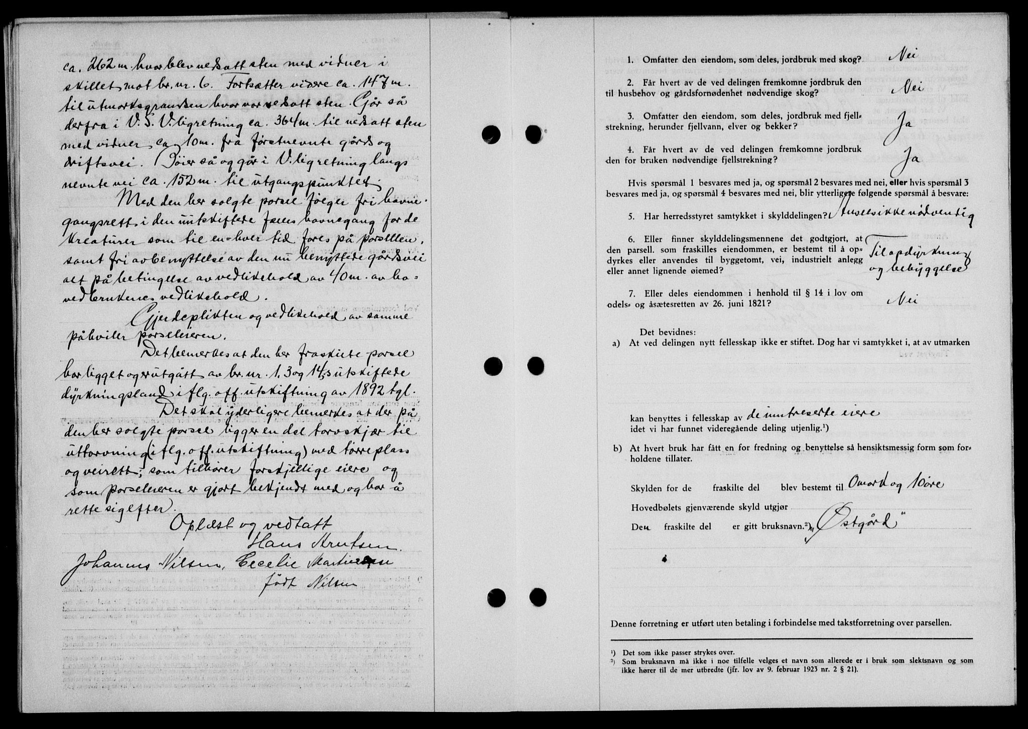 Lofoten sorenskriveri, SAT/A-0017/1/2/2C/L0004a: Mortgage book no. 4a, 1938-1938, Diary no: : 1160/1938