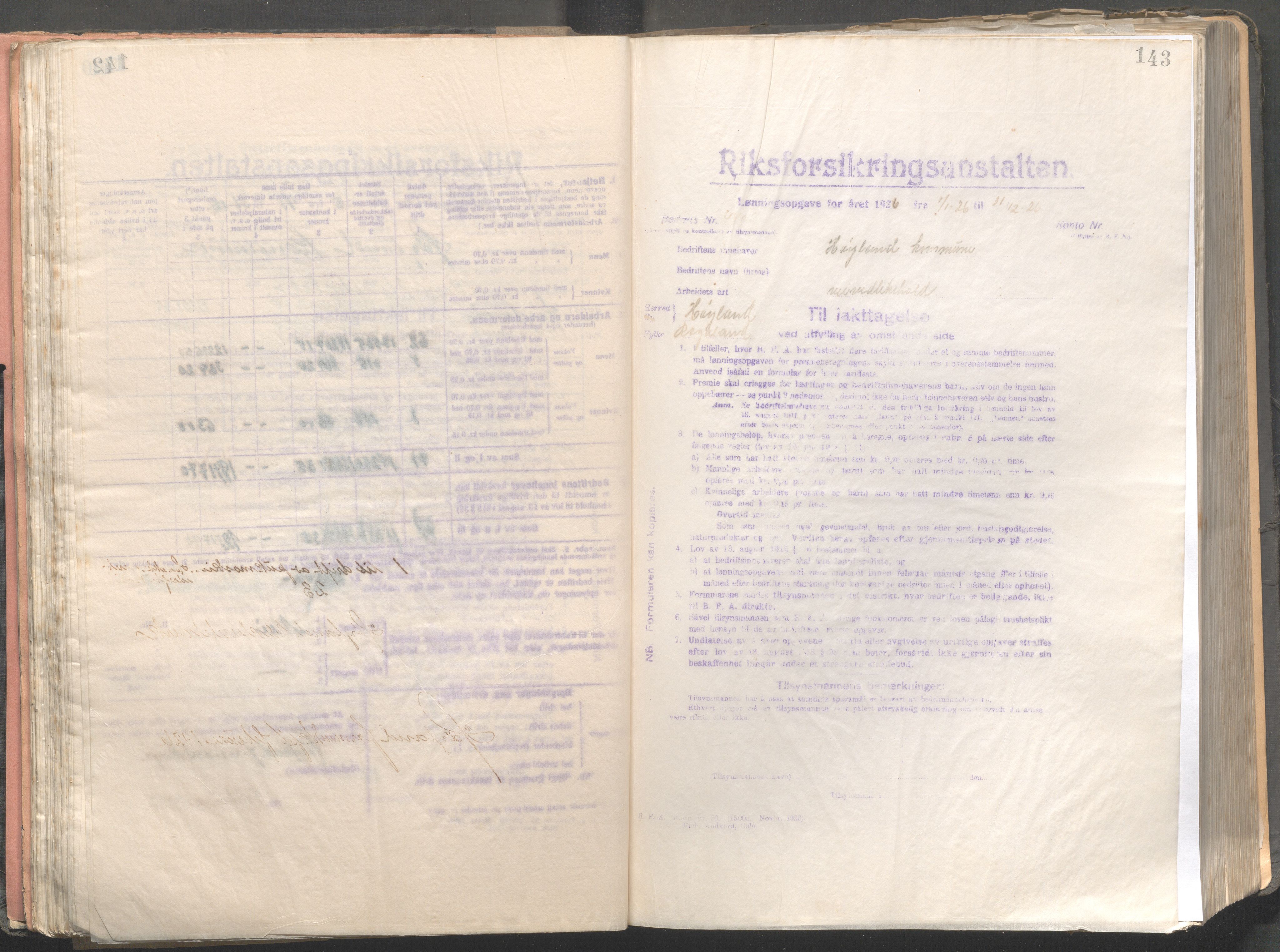 Høyland kommune - Formannskapet, IKAR/K-100046/B/L0004: Kopibok, 1916-1917, p. 143